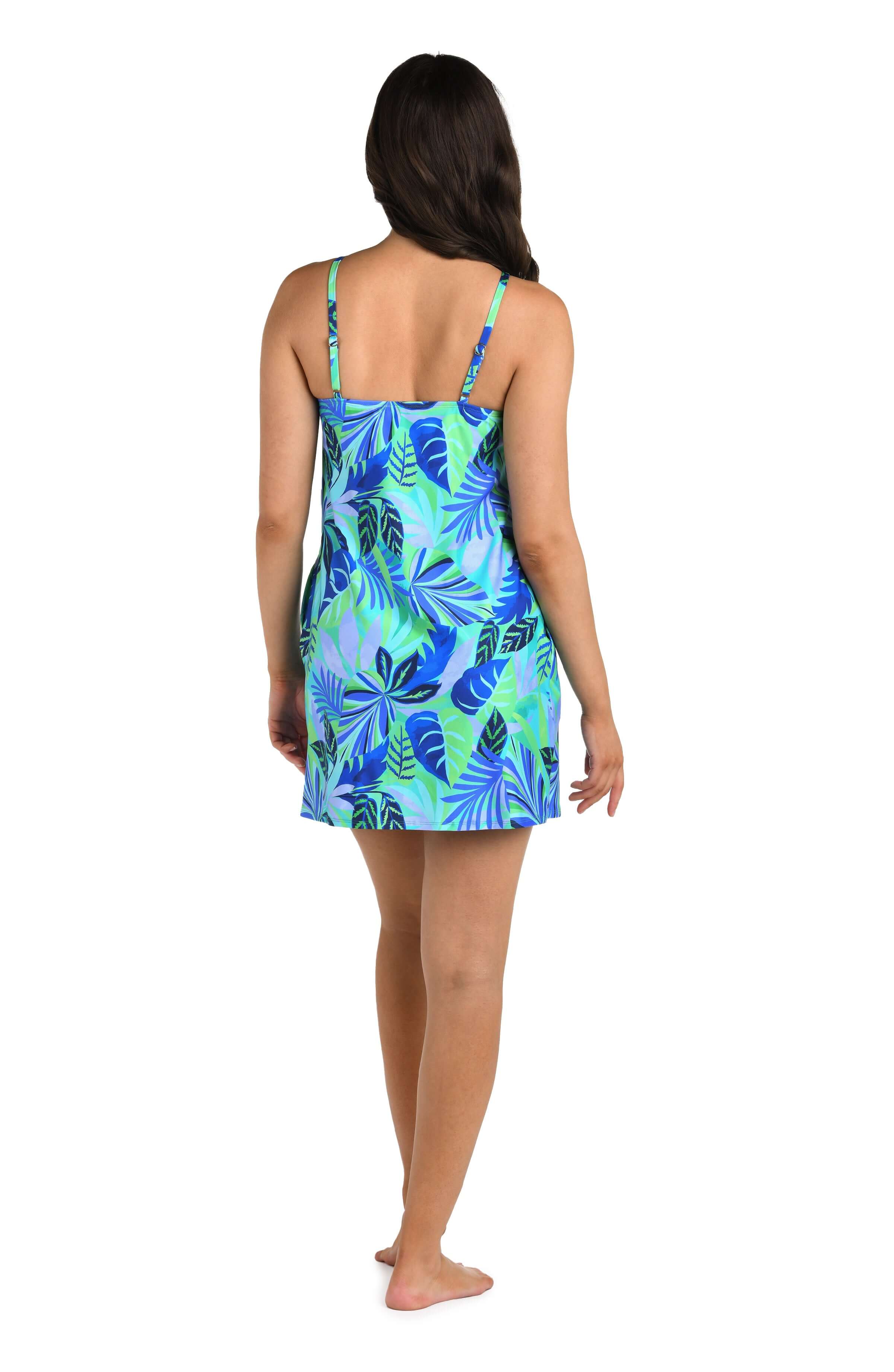 24th & Ocean Aegean Tropics High Neck Shift Dress Cover Up - FINAL SALE - Image 4