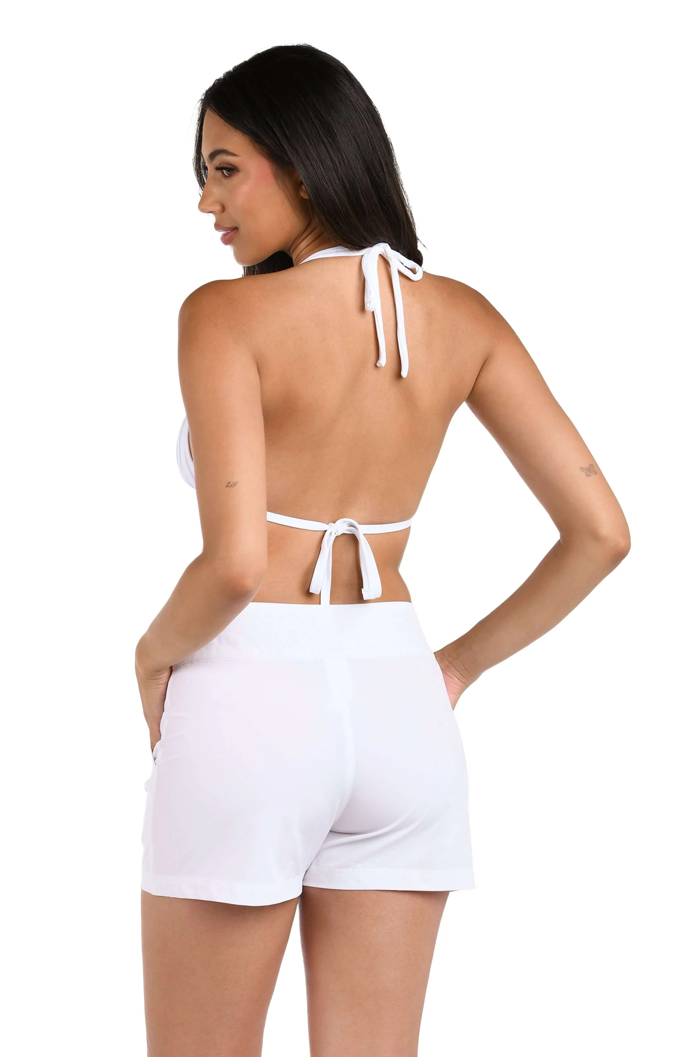 All Aboard 3" Inseam Board Short - White - Image 4