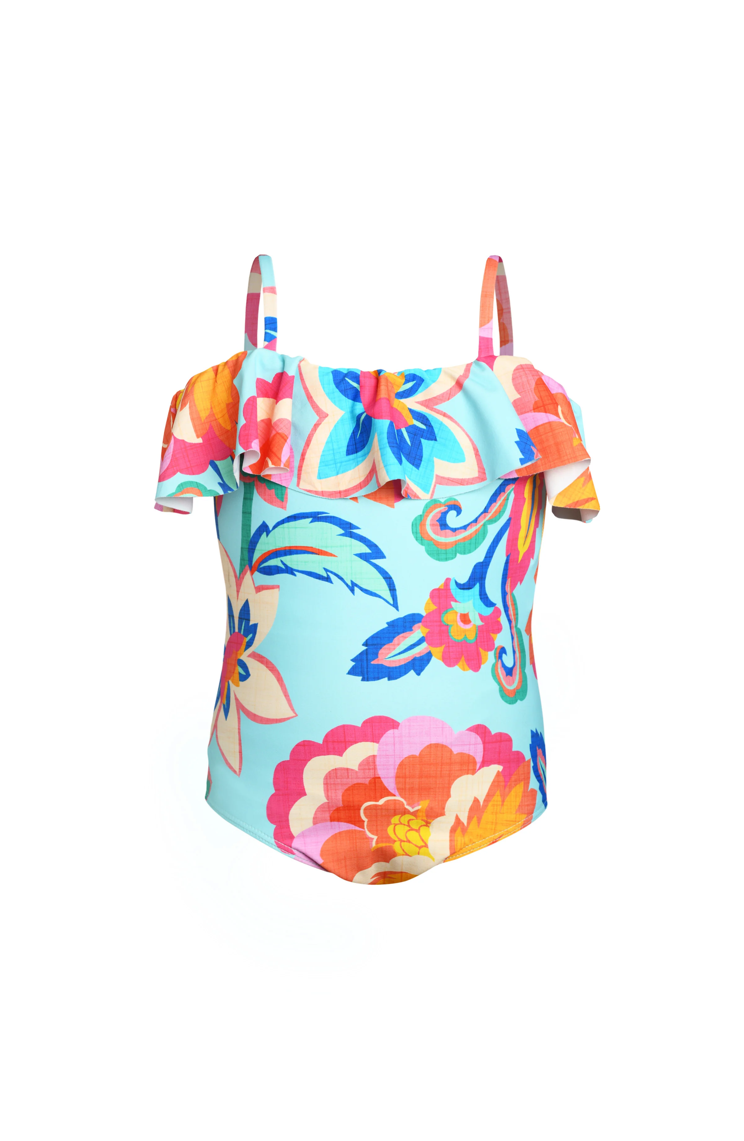 Breezy Beauty Off Shoulder Ruffle One Piece - FINAL SALE