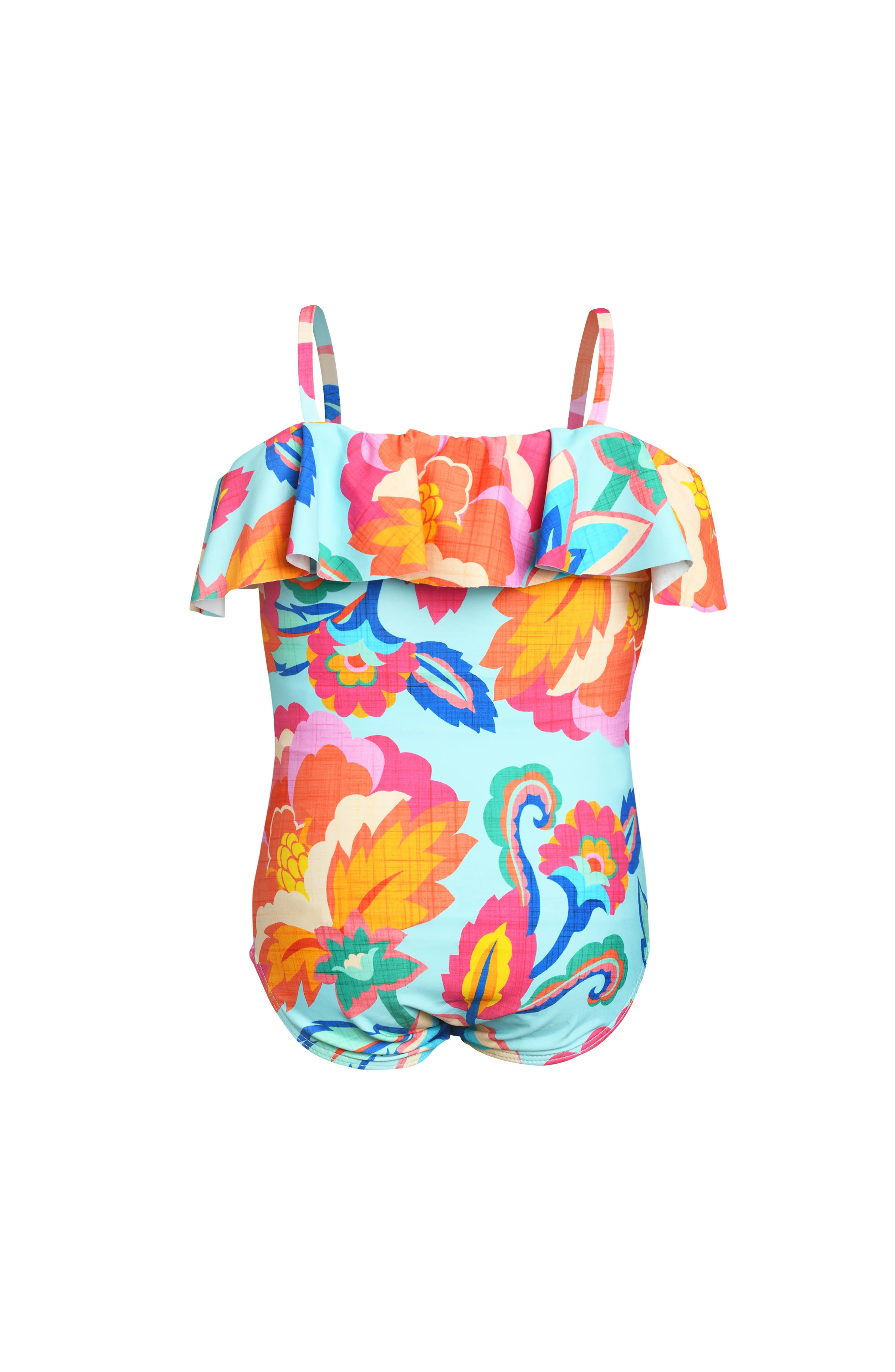 Breezy Beauty Off Shoulder Ruffle One Piece - FINAL SALE - Image 2