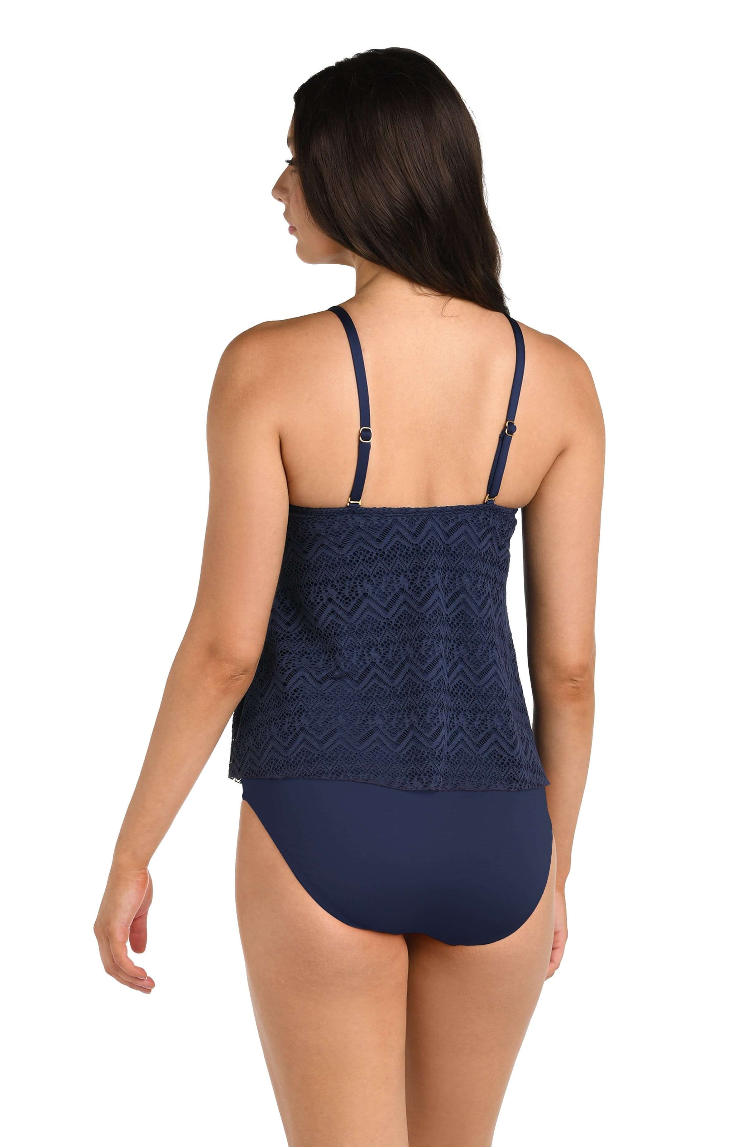 24th & Ocean Cecily Crochet Wrap Tankini Top - FINAL SALE - Image 2