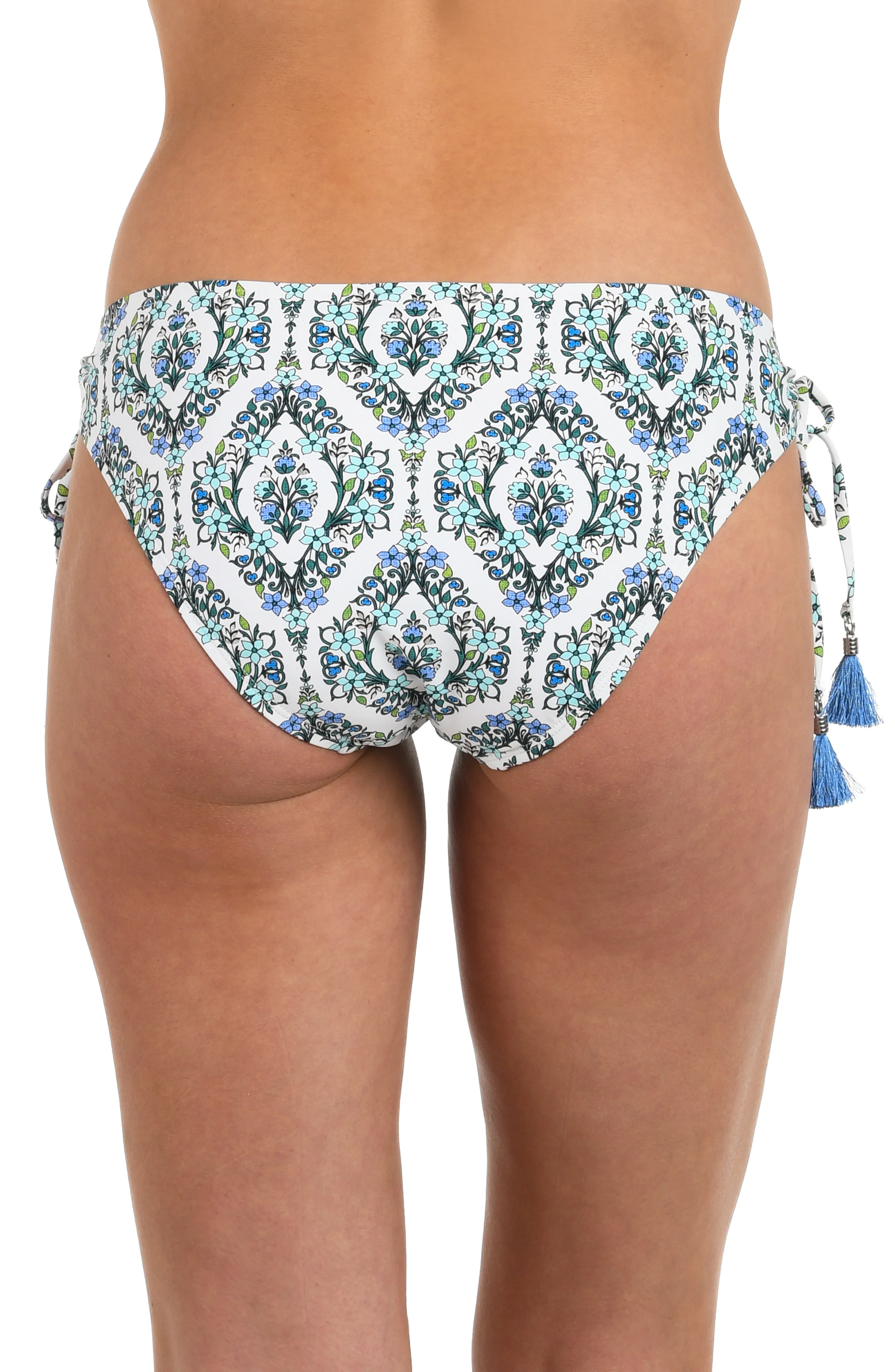 Deja-Blue Diamond Side Tie Hipster Bottom - Image 2
