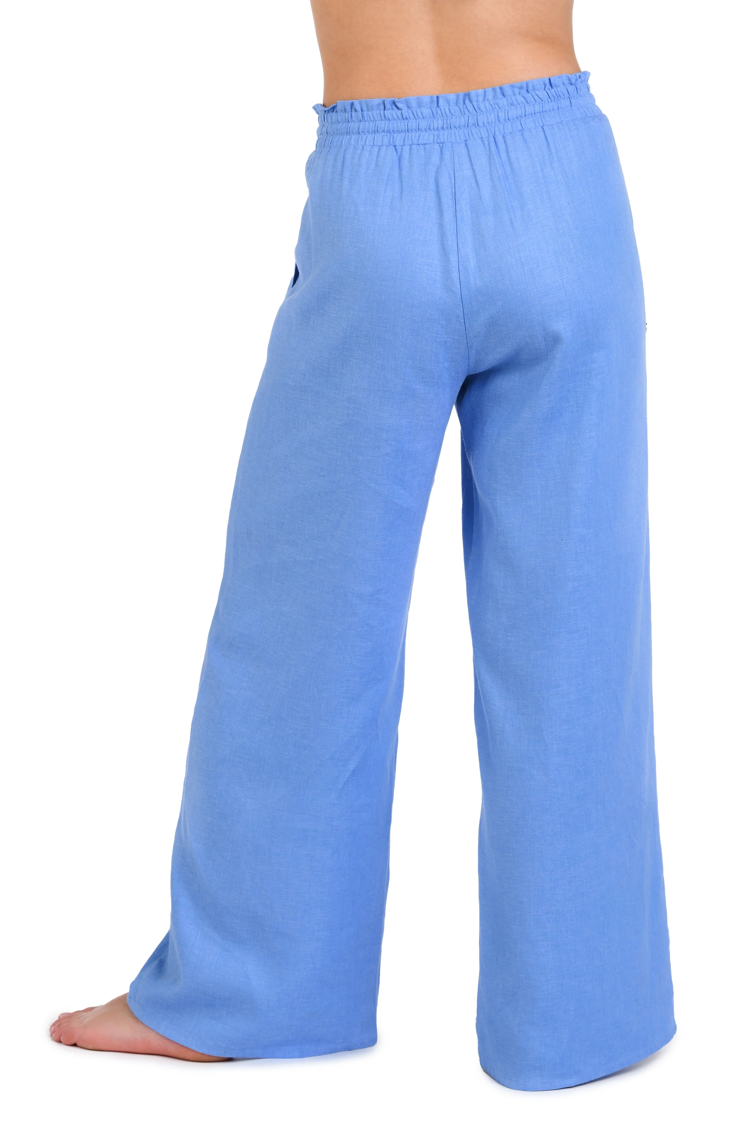 Delphine Coast Beach Pant - Chambray - FINAL SALE - Image 5