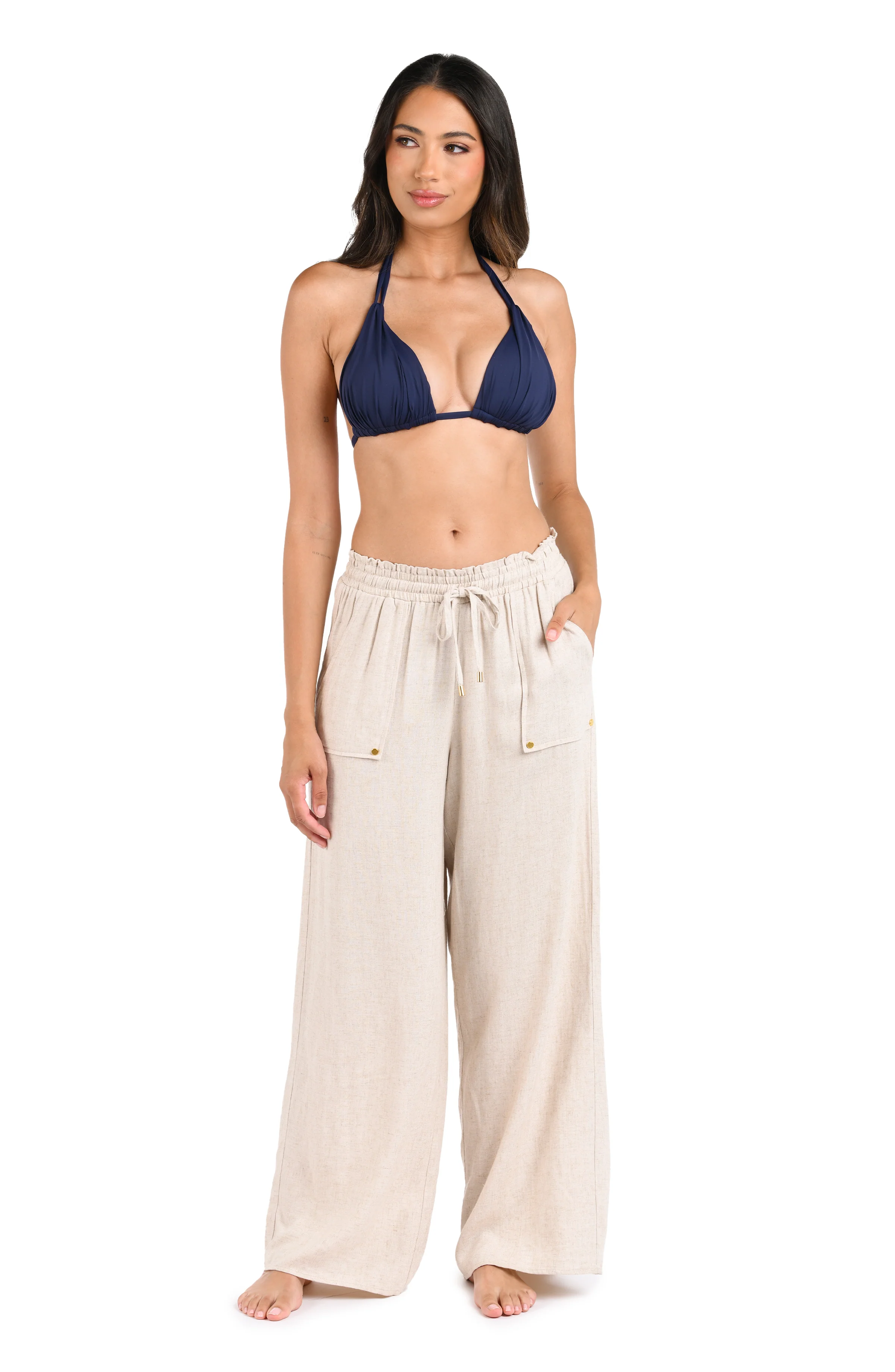 Delphine Coast Beach Pant - Taupe
