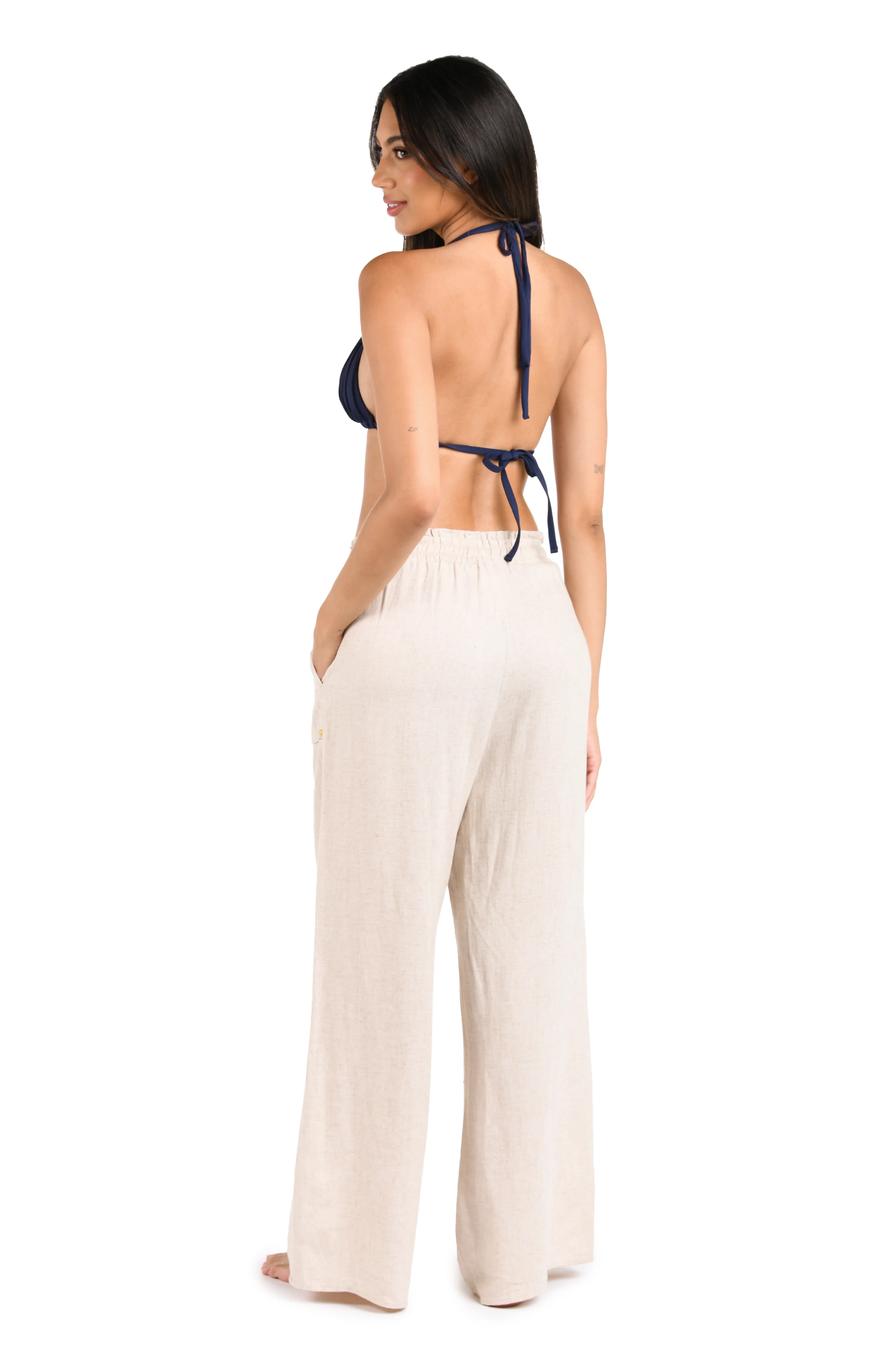 Delphine Coast Beach Pant - Taupe - Image 2