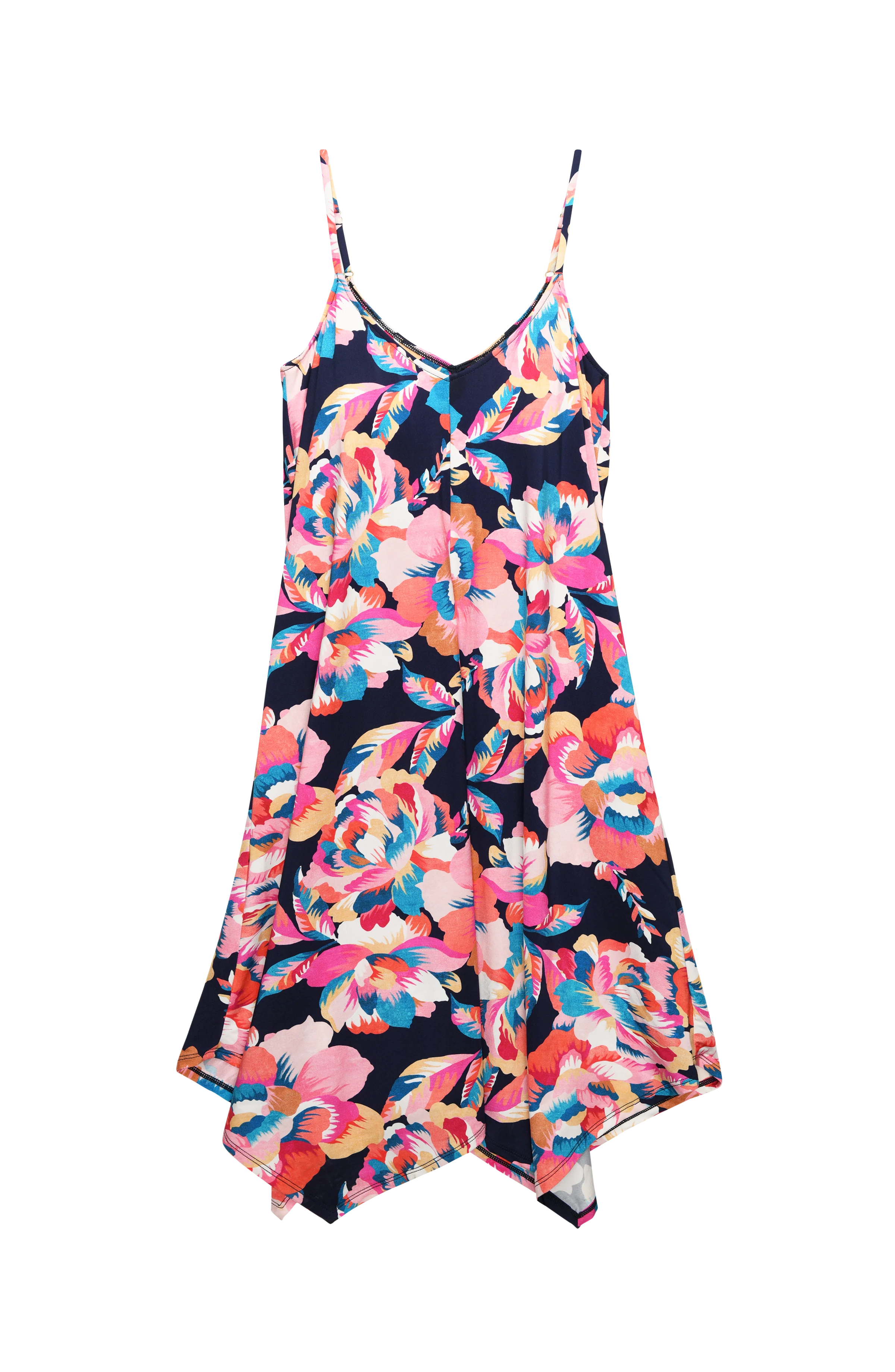 Denim Bouquet Scarf Hem Dress Cover Up - FINAL SALE - Image 5