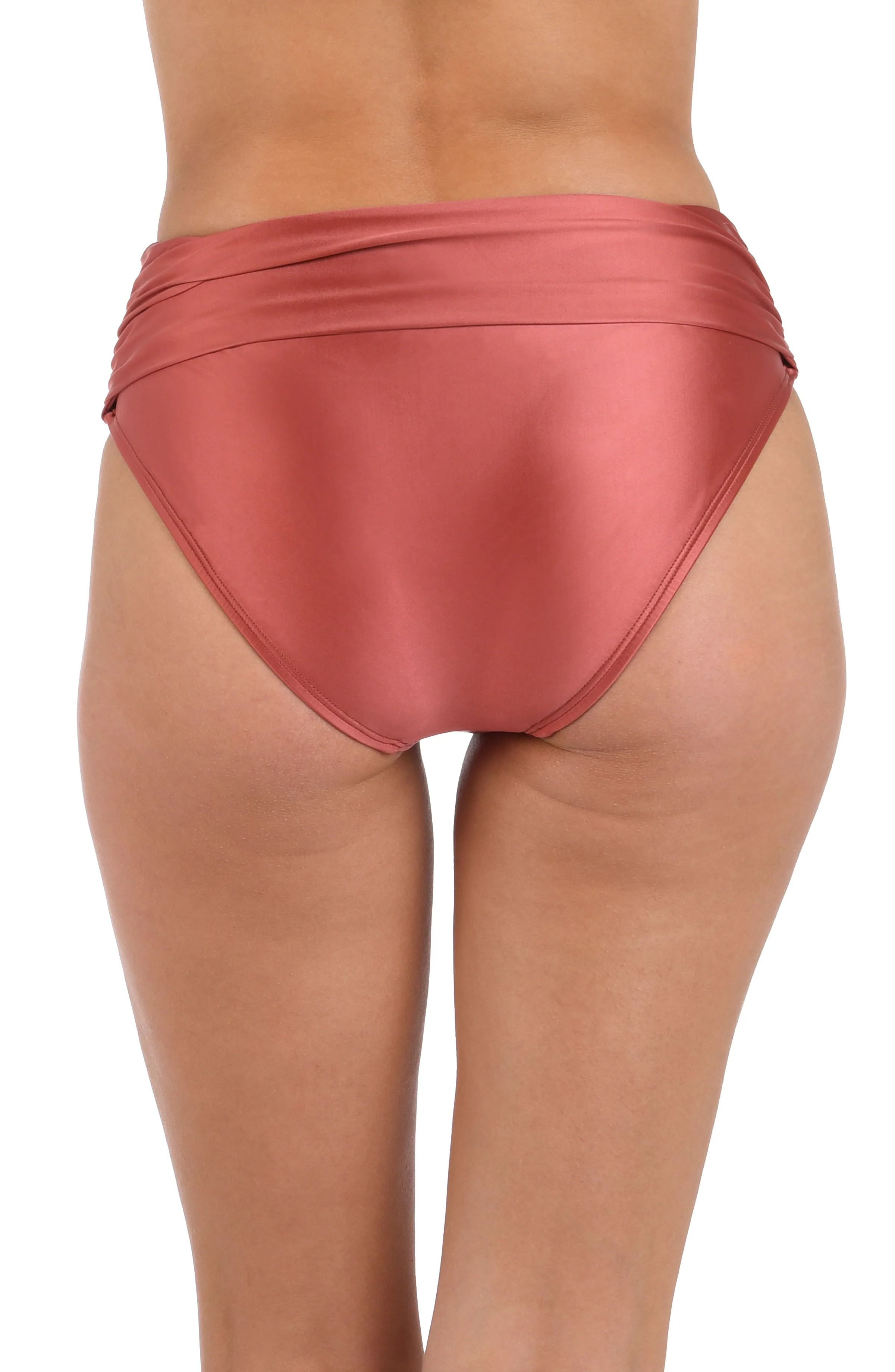 Earth Goddess Mid-Waist Twist Front Bottom - Sienna - FINAL SALE - Image 2