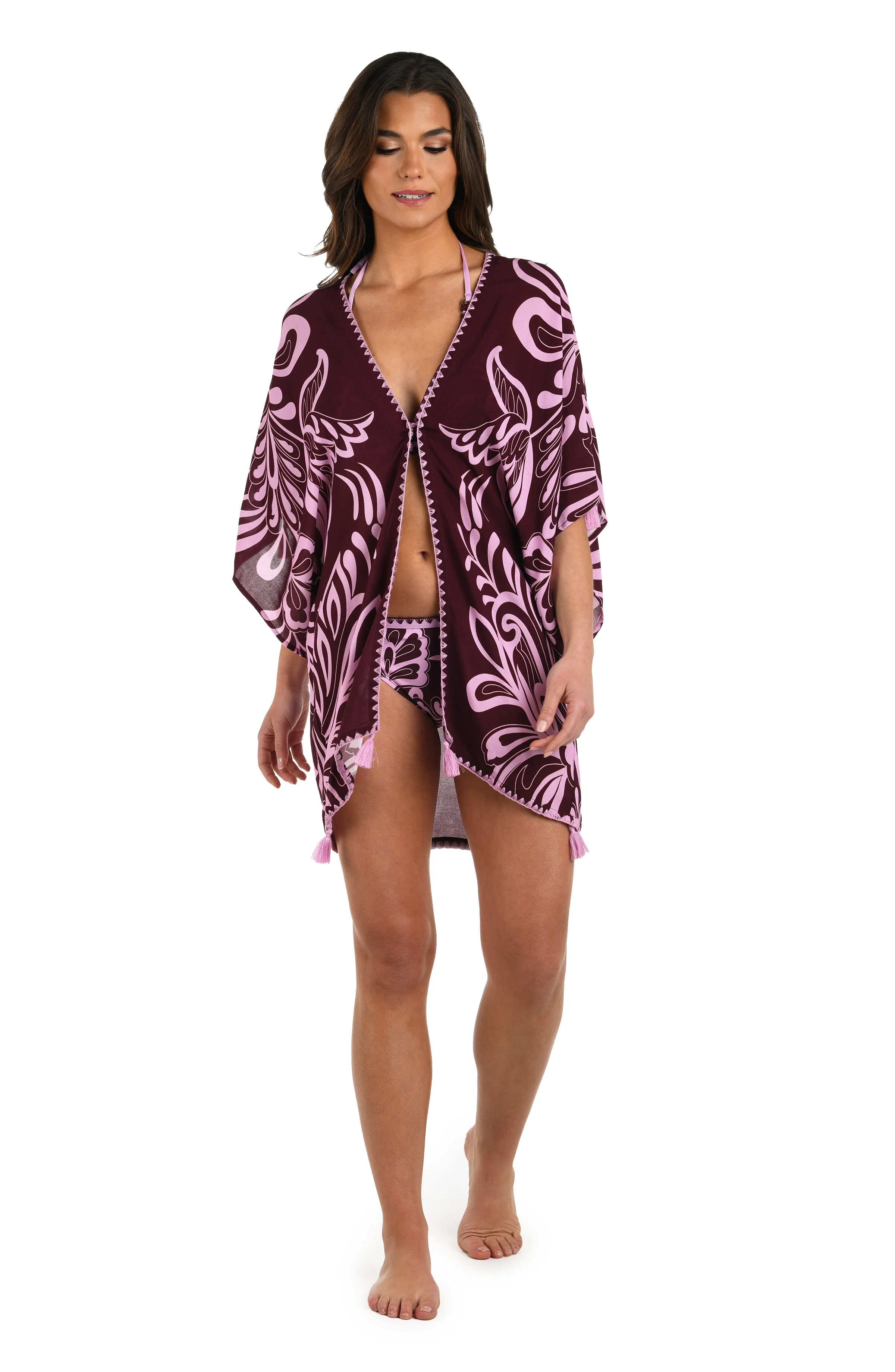 Fiji Flora Kimono Cover Up - Image 7