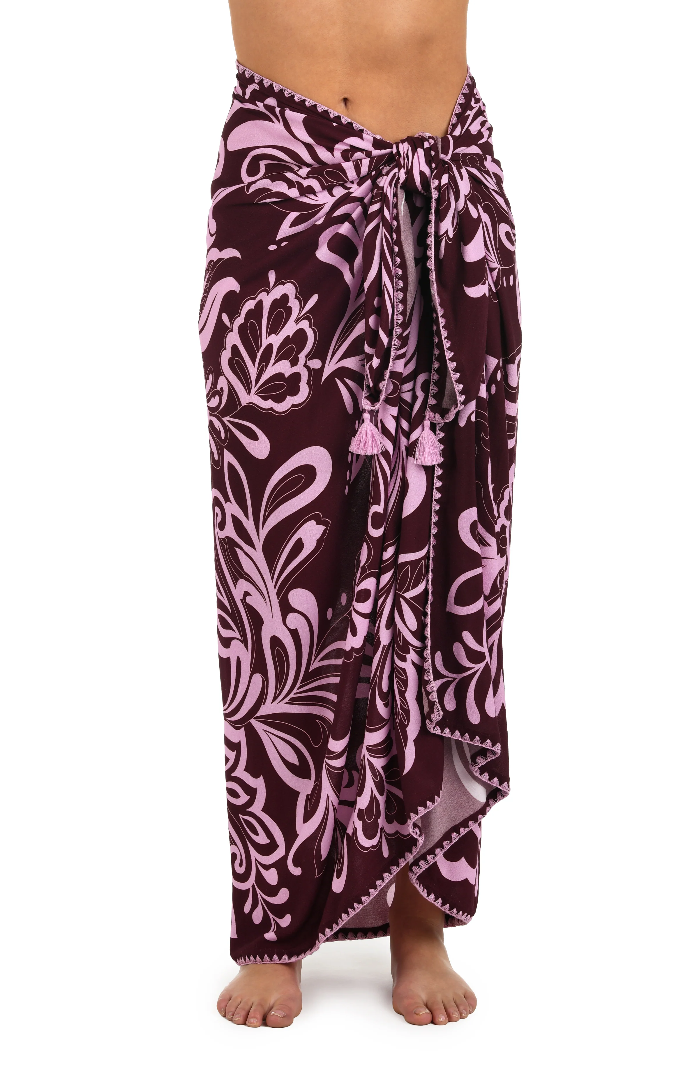 Fiji Flora Pareo Wrap Cover Up - Image 3