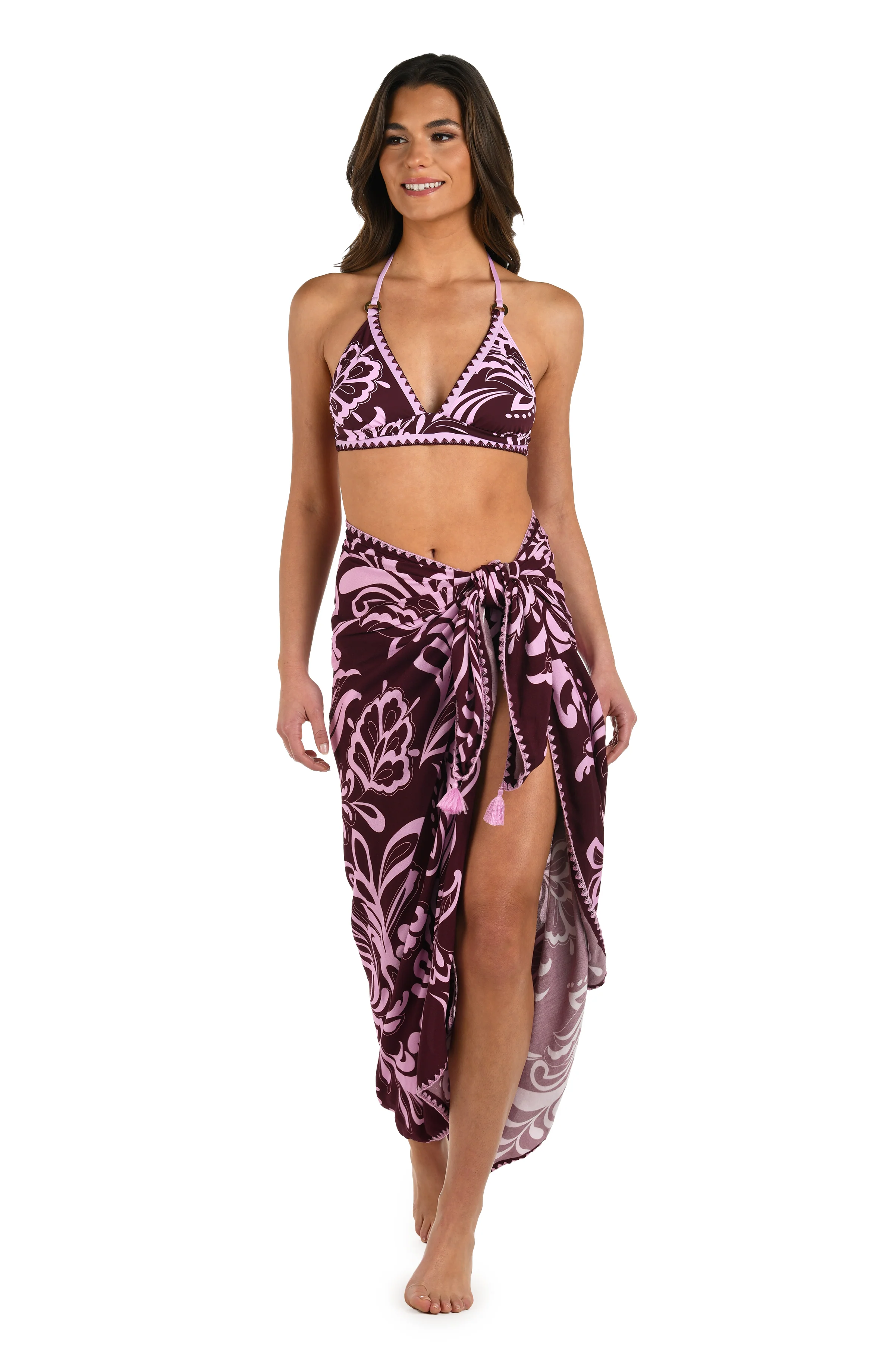Fiji Flora Pareo Wrap Cover Up - Image 4