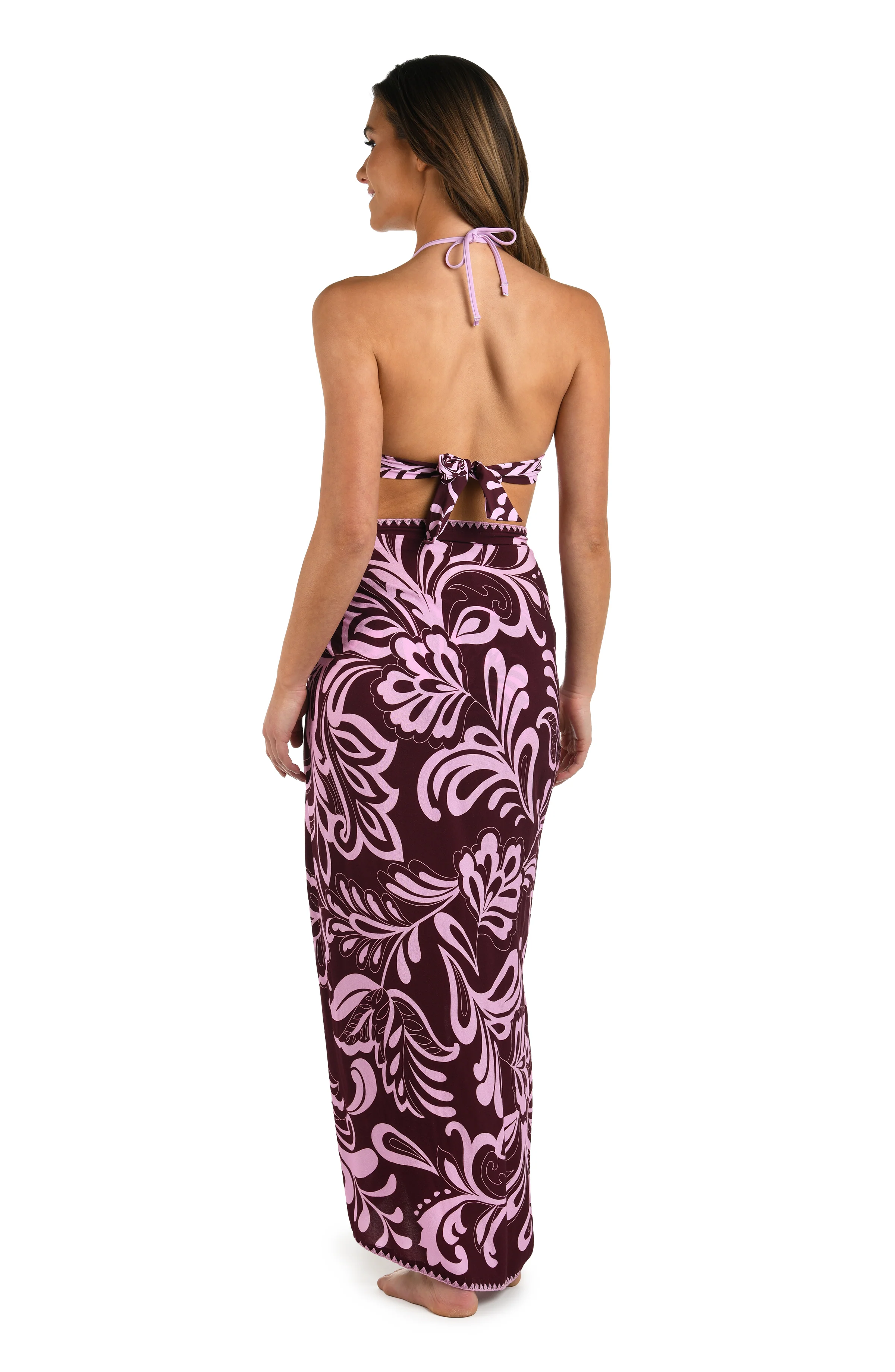 Fiji Flora Pareo Wrap Cover Up - Image 5