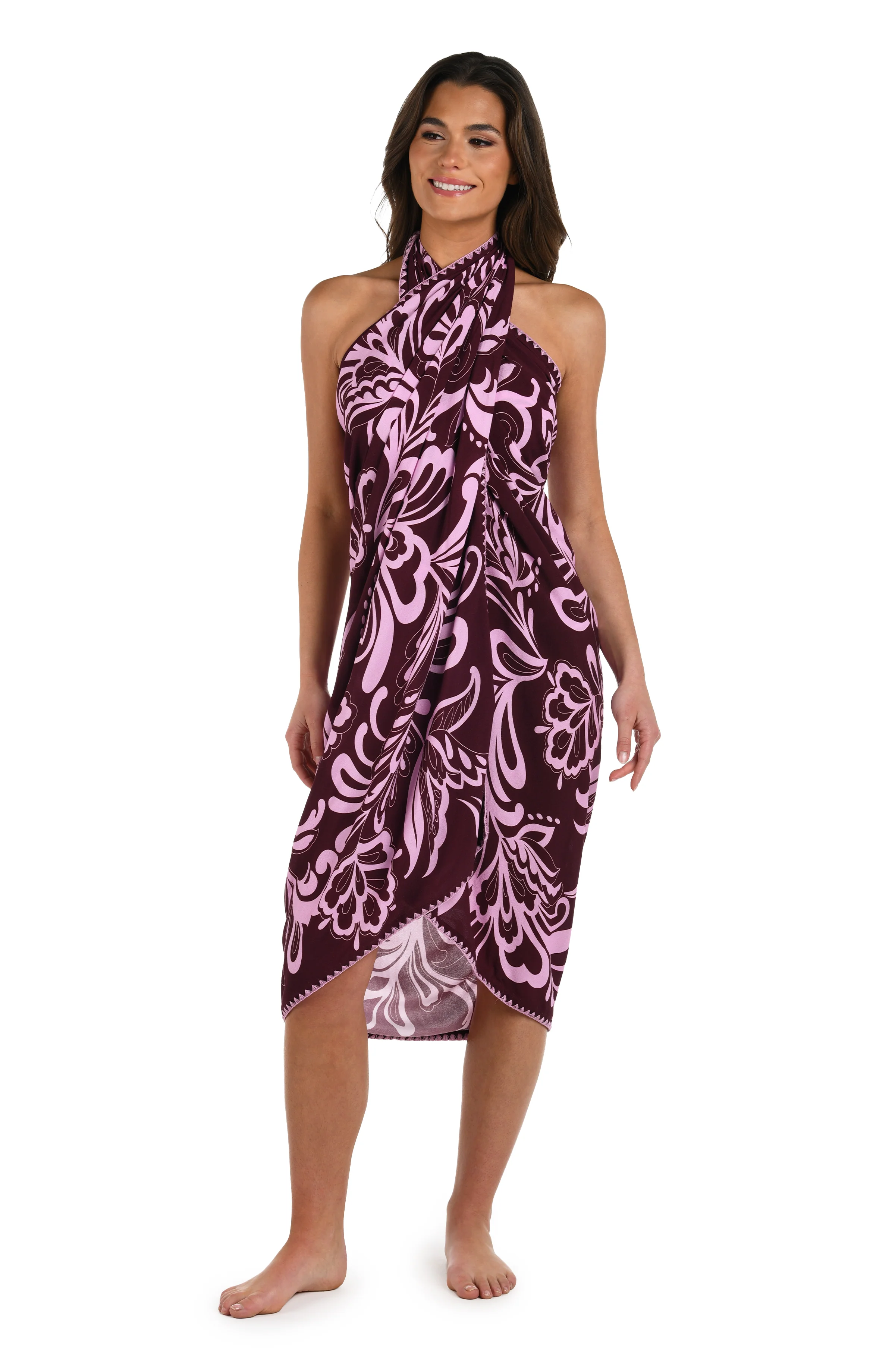 Fiji Flora Pareo Wrap Cover Up - Image 7