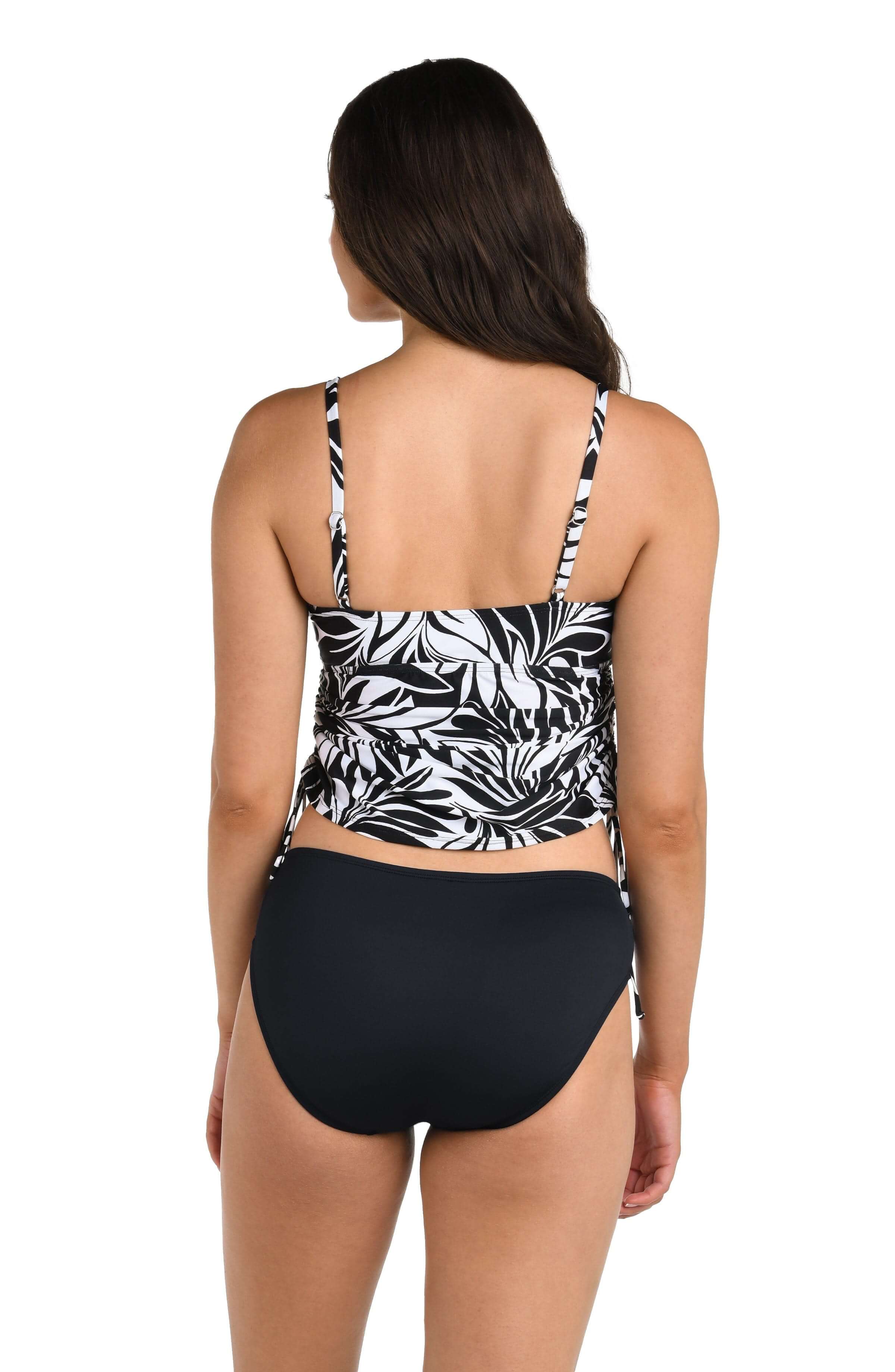 24th & Ocean Floating Palms Side Shirred Tankini Top - FINAL SALE - Image 4