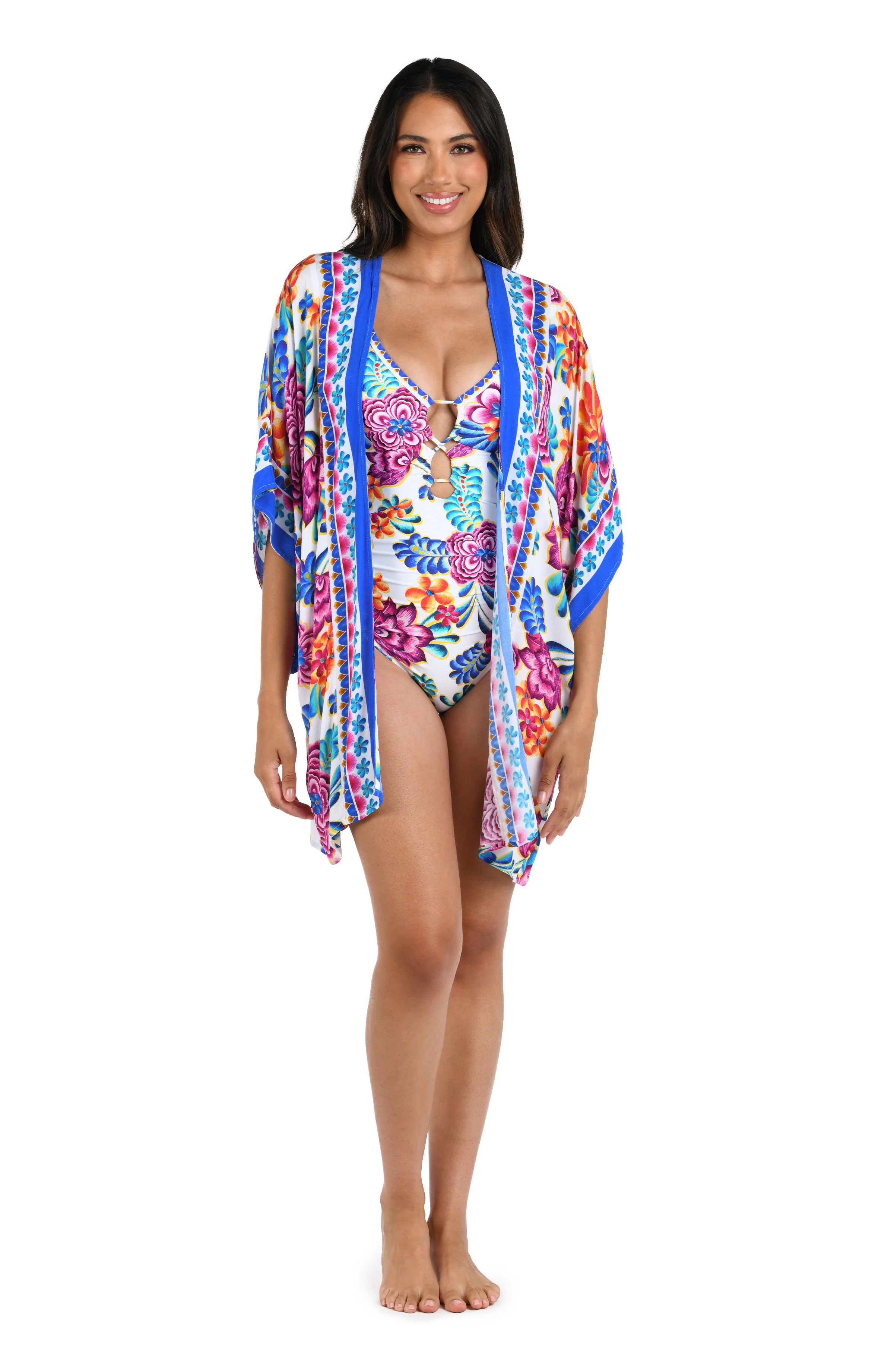 Flor De Paradiso Kimono Cover Up - FINAL SALE - Image 3