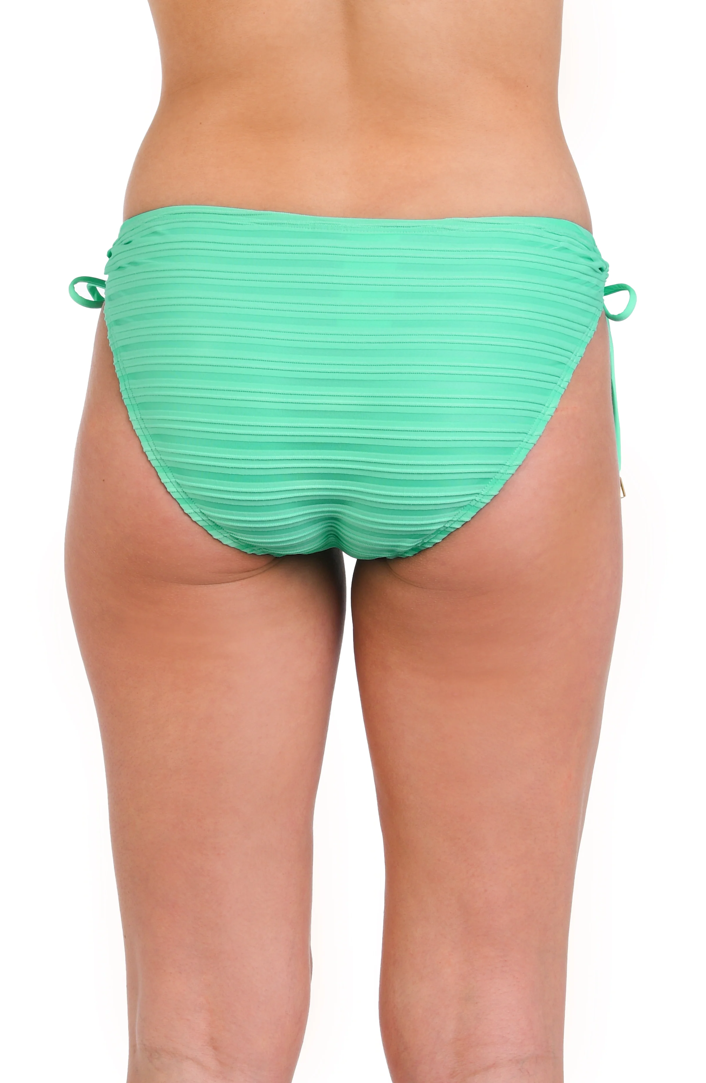 Fluid Lines Side Tie Hipster Bottom - Seafoam - FINAL SALE - Image 2