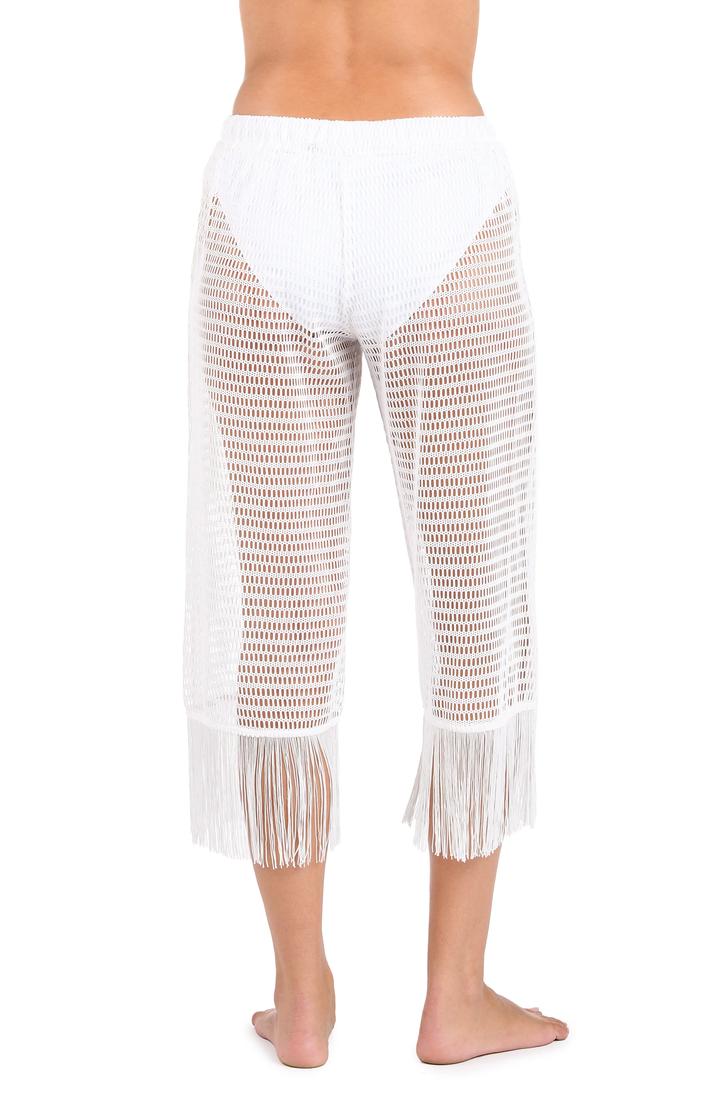 Fringed Out Cropped Pant (Unlined) - FINAL SALE - Image 3