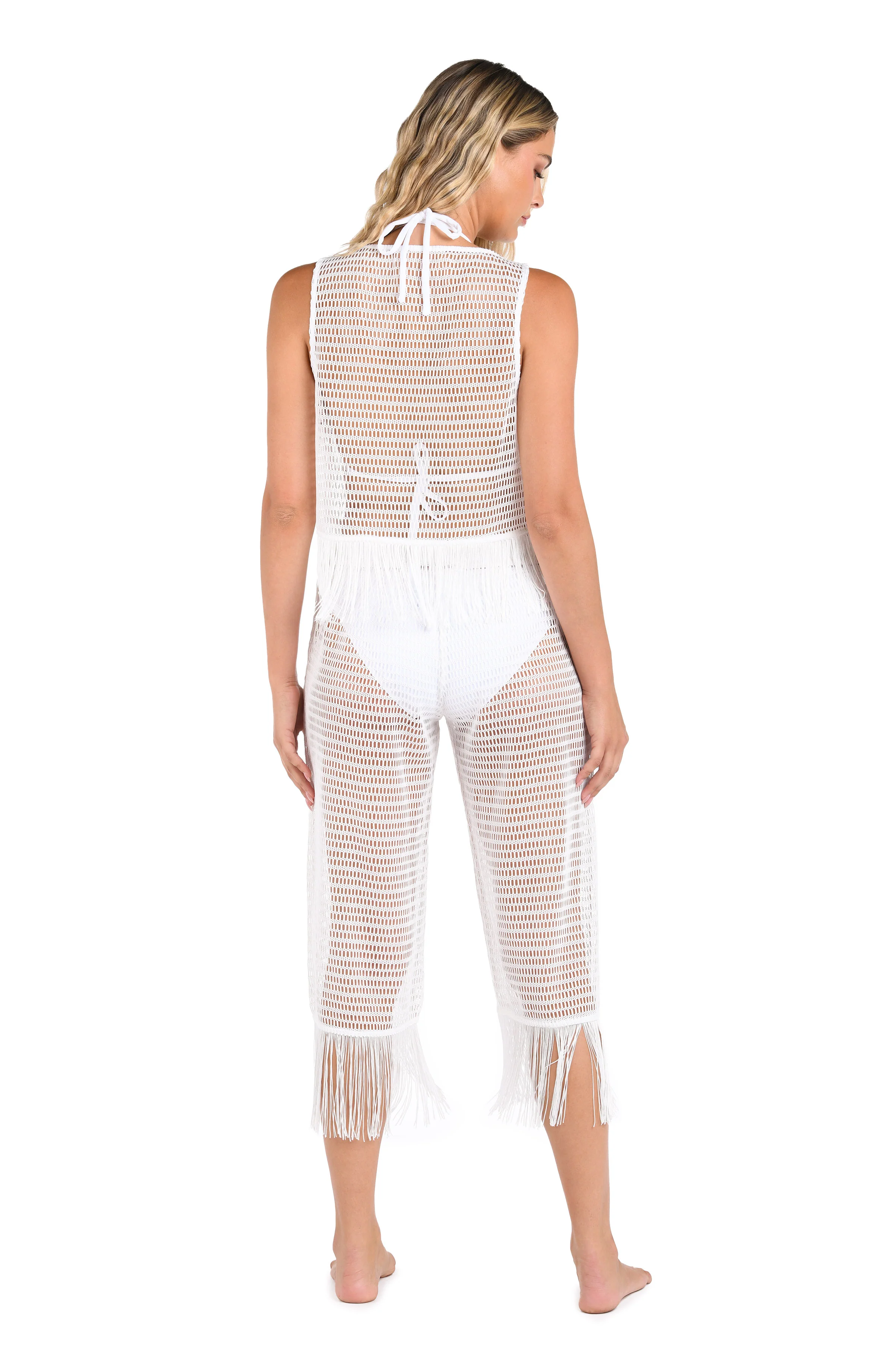 Fringed Out Cropped Pant (Unlined) - FINAL SALE - Image 5