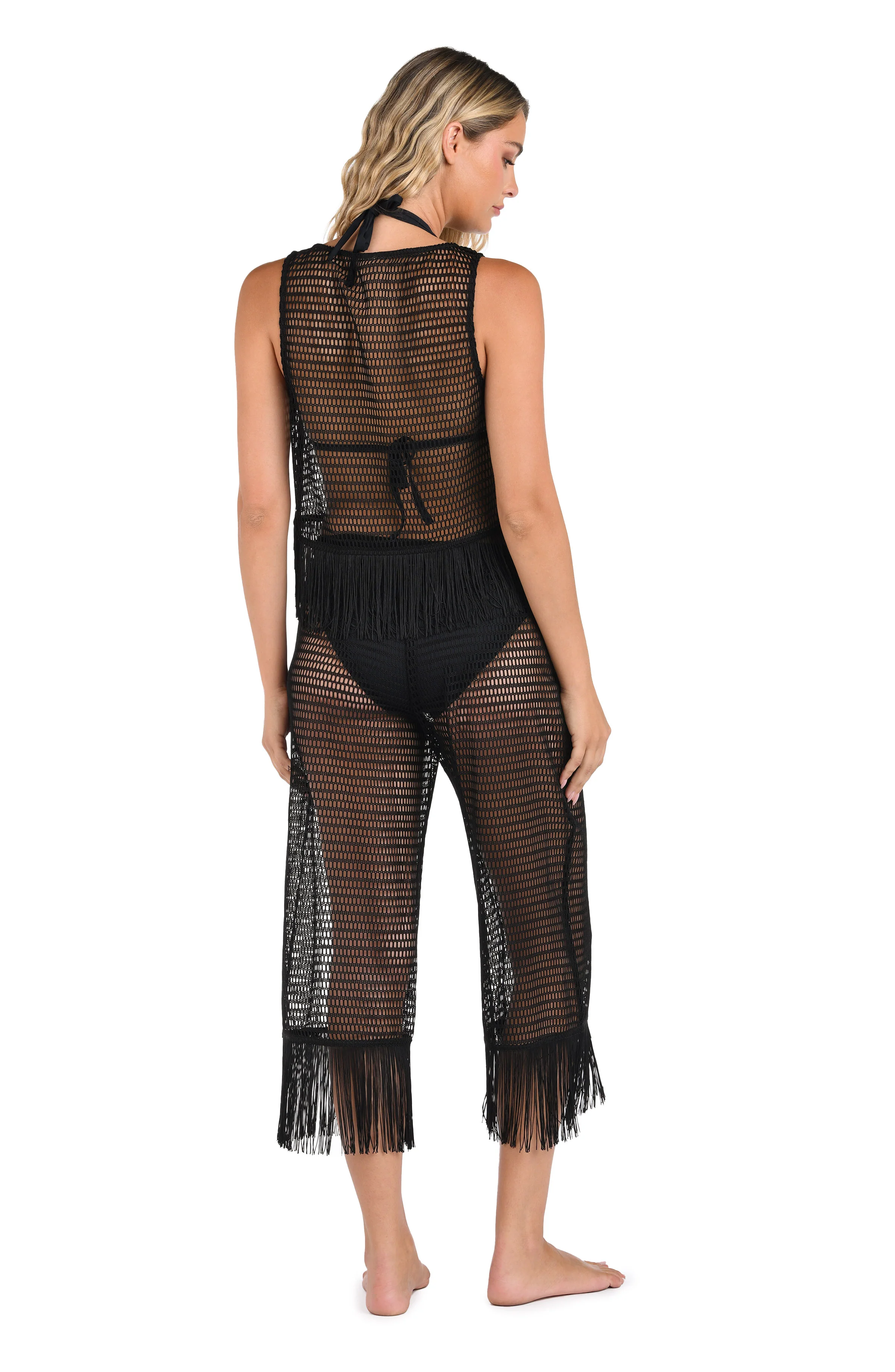Fringed Out Cropped Pant (Unlined) - FINAL SALE - Image 4