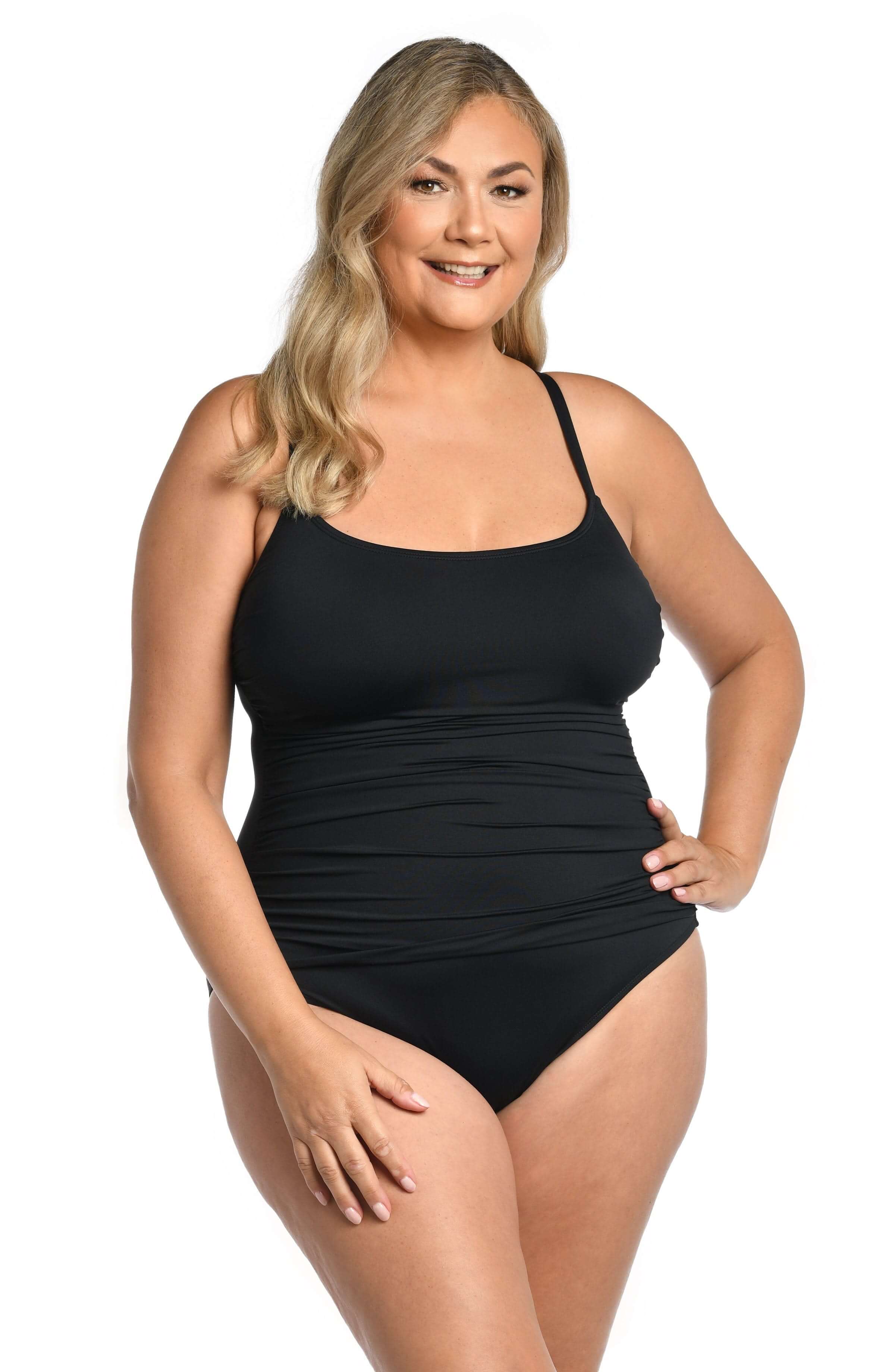 Island Goddess Lingerie One Piece - Black - Image 6