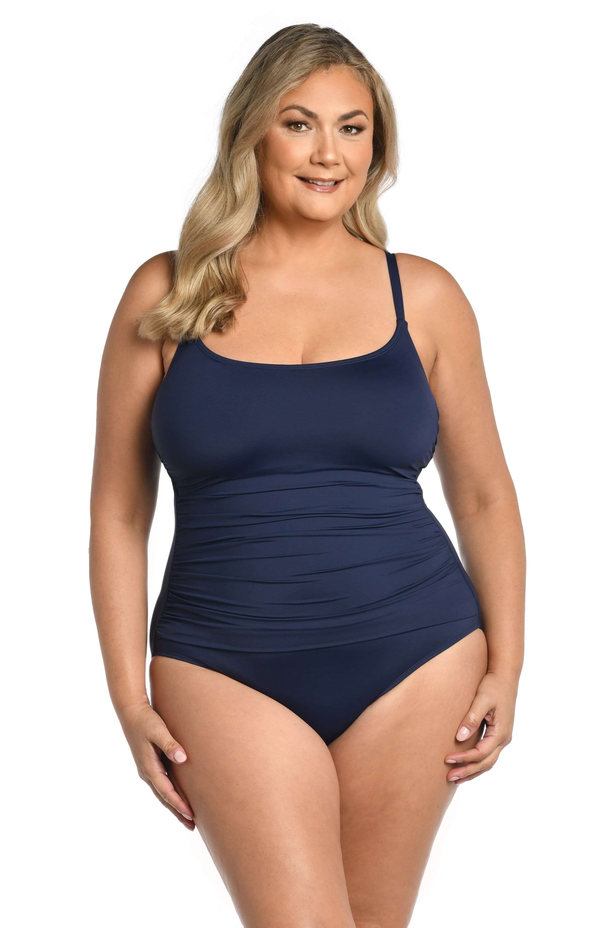 Island Goddess Lingerie One Piece - Indigo - Image 3