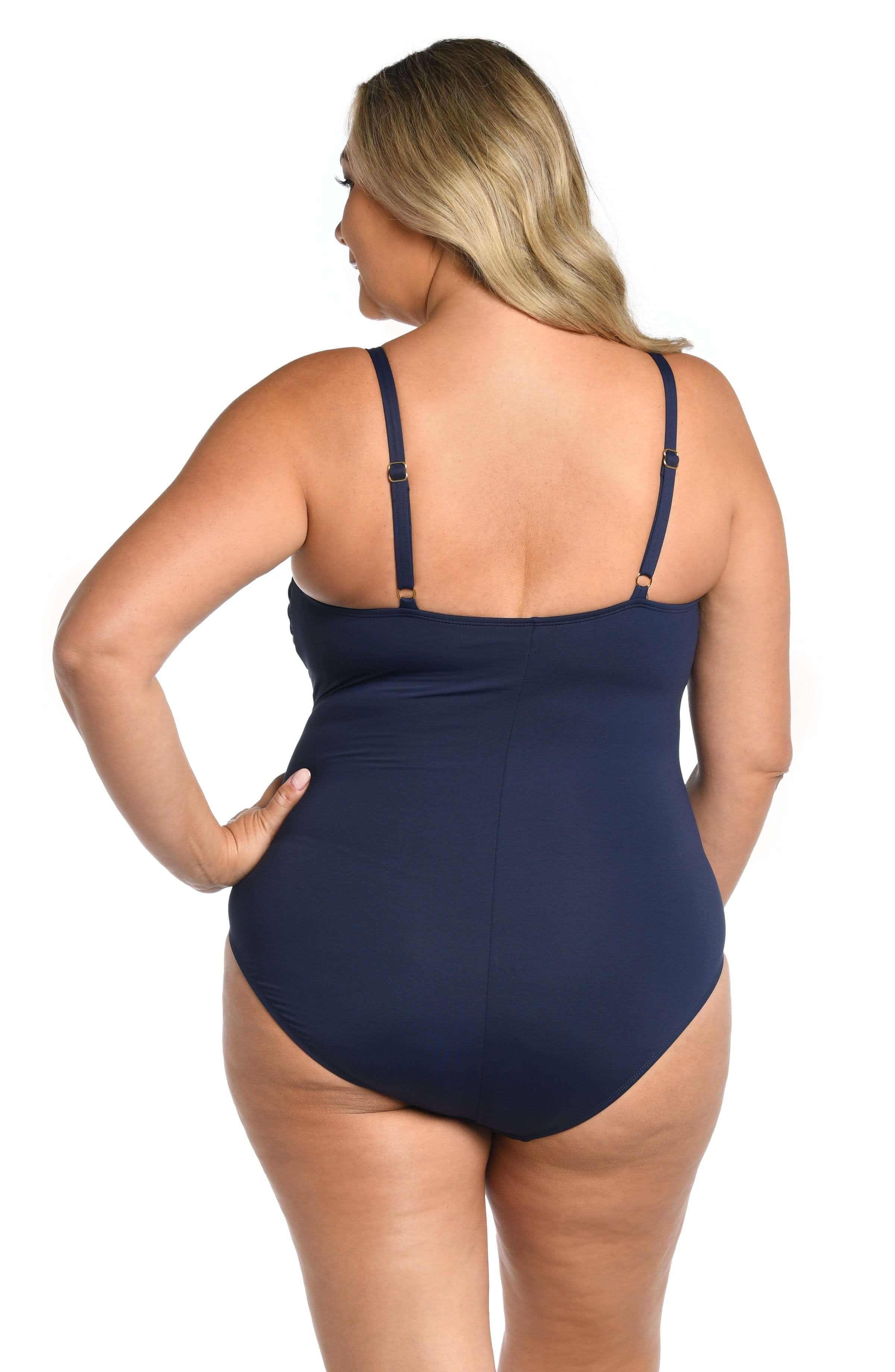 Island Goddess Lingerie One Piece - Indigo - Image 4