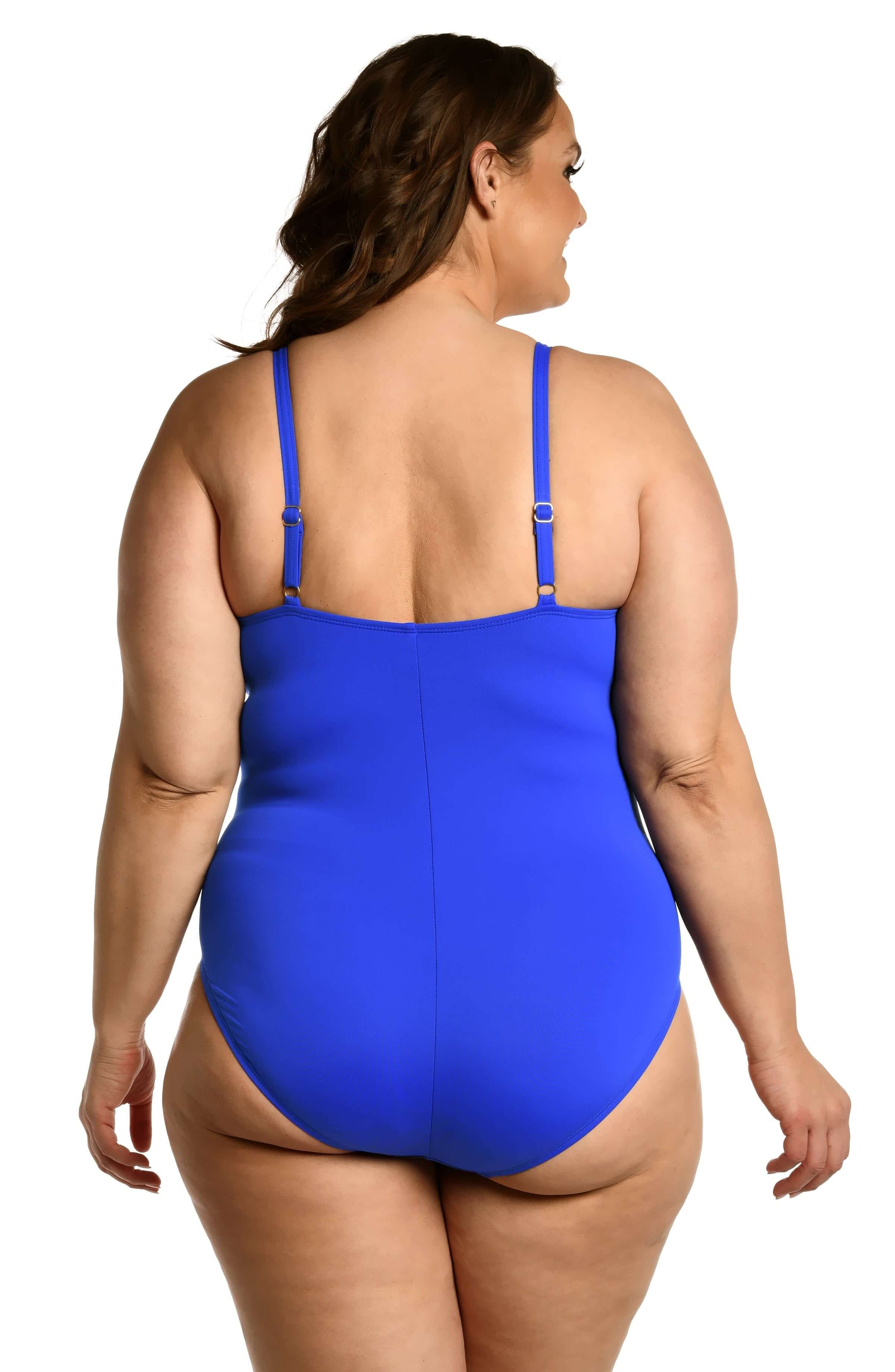 Island Goddess Lingerie One Piece - Sapphire - Image 5