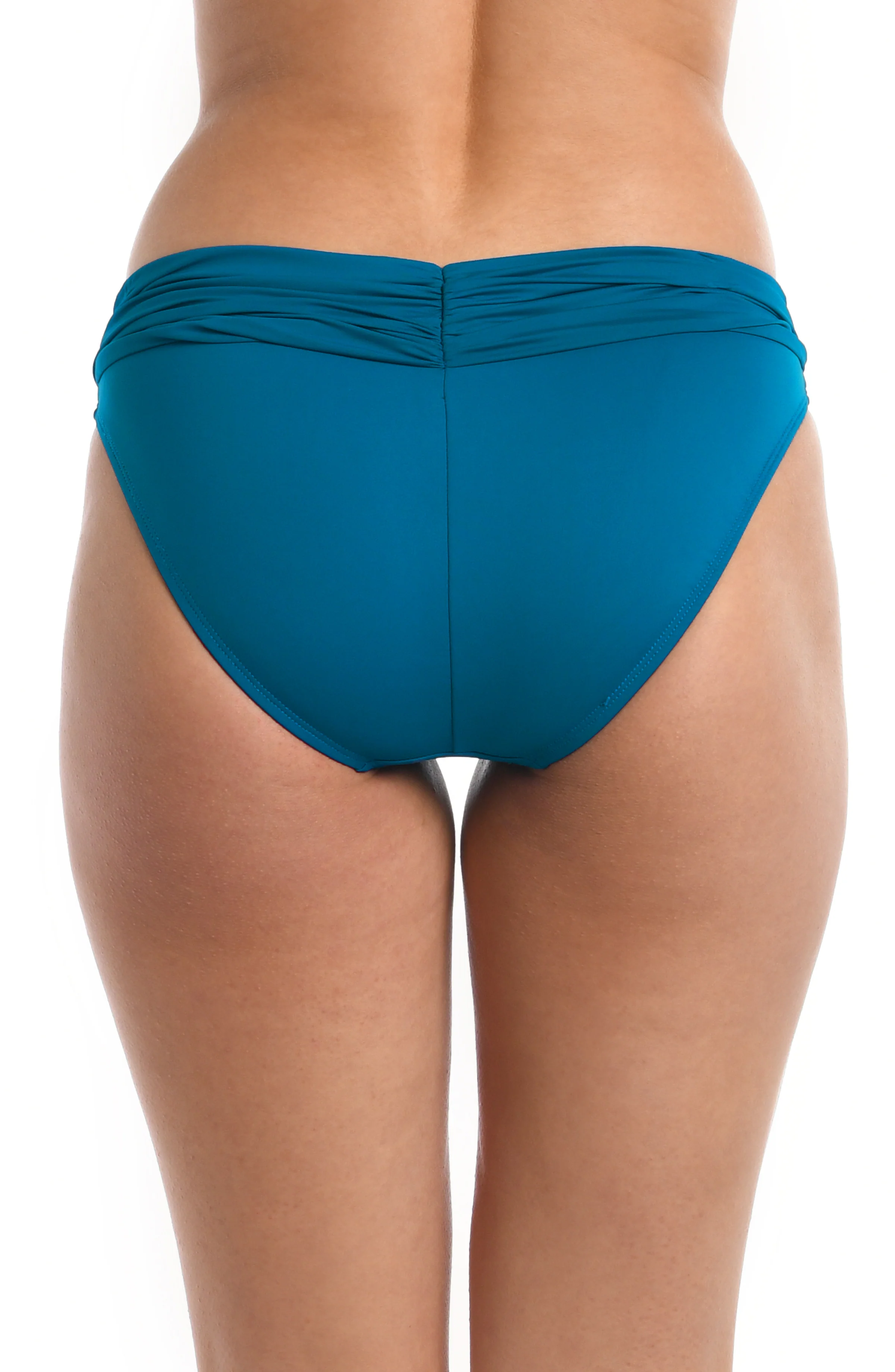 Island Goddess Shirred Band Hipster Bottom - Ocean - FINAL SALE - Image 2