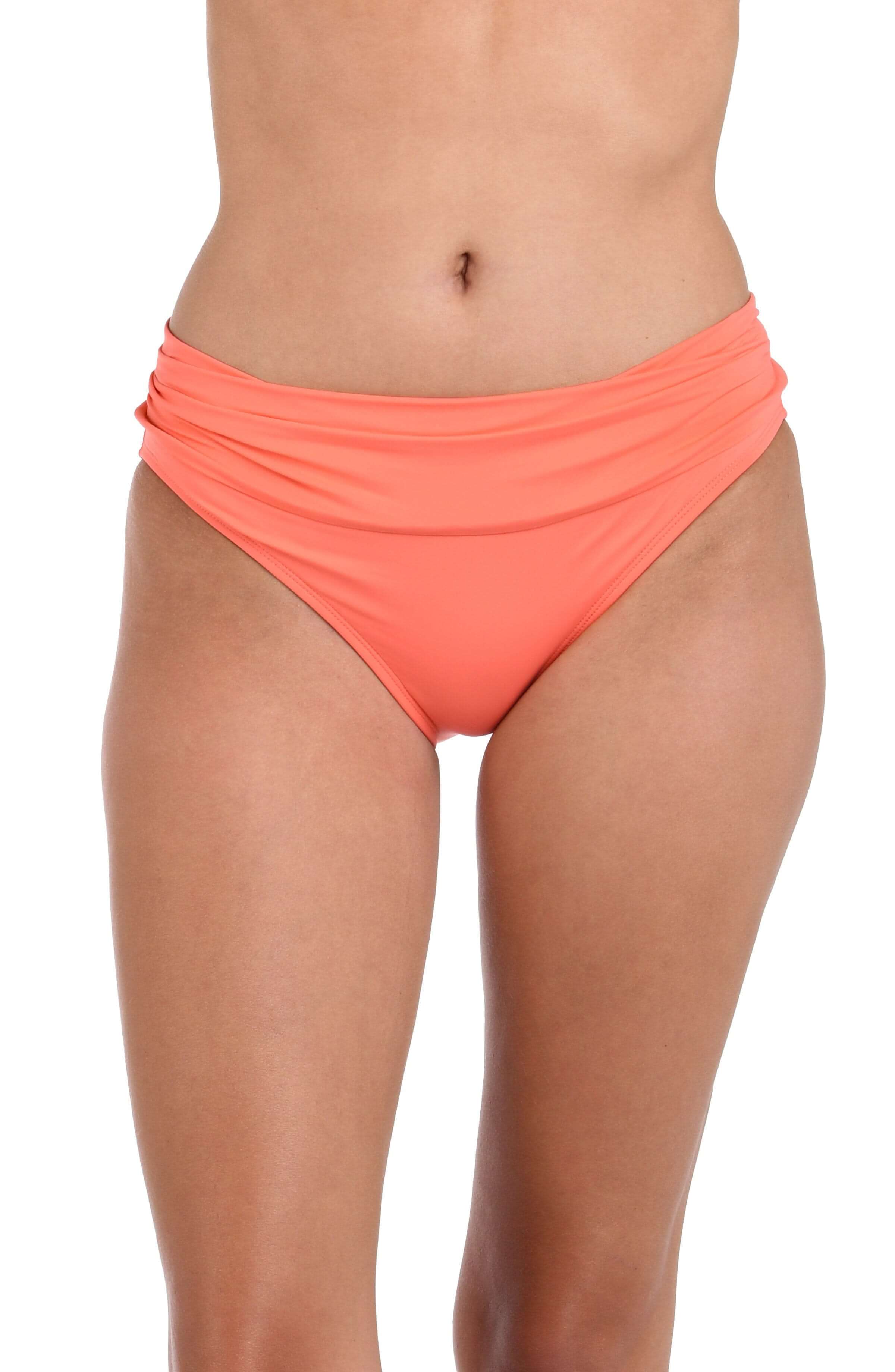 Island Goddess Shirred Band Hipster Bottom - Sunset - FINAL SALE