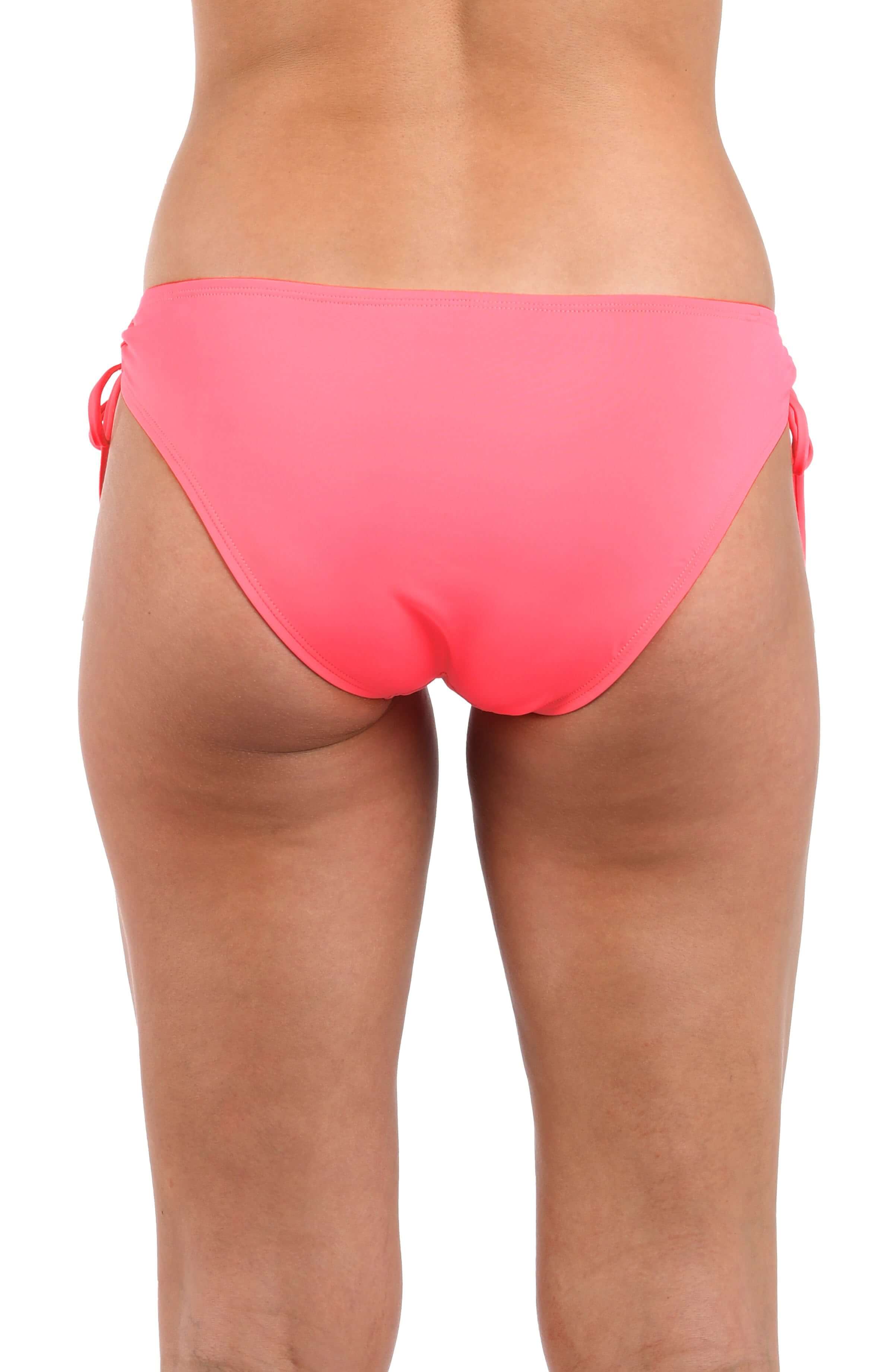 Island Goddess Side Tie Hipster Bottom - Coral Reef - Image 2