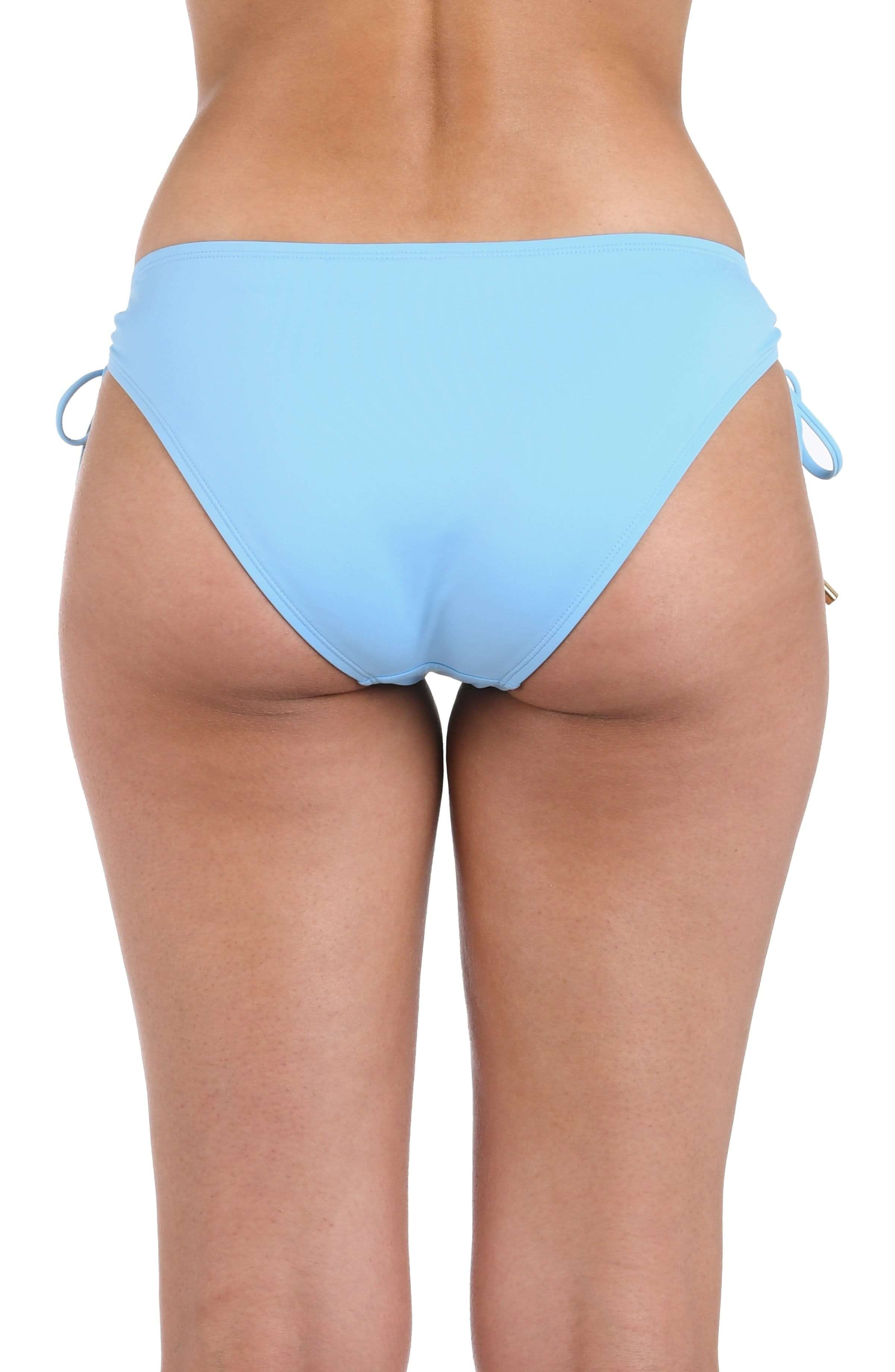 Island Goddess Side Tie Hipster Bottom - Crystal Blue - Image 2