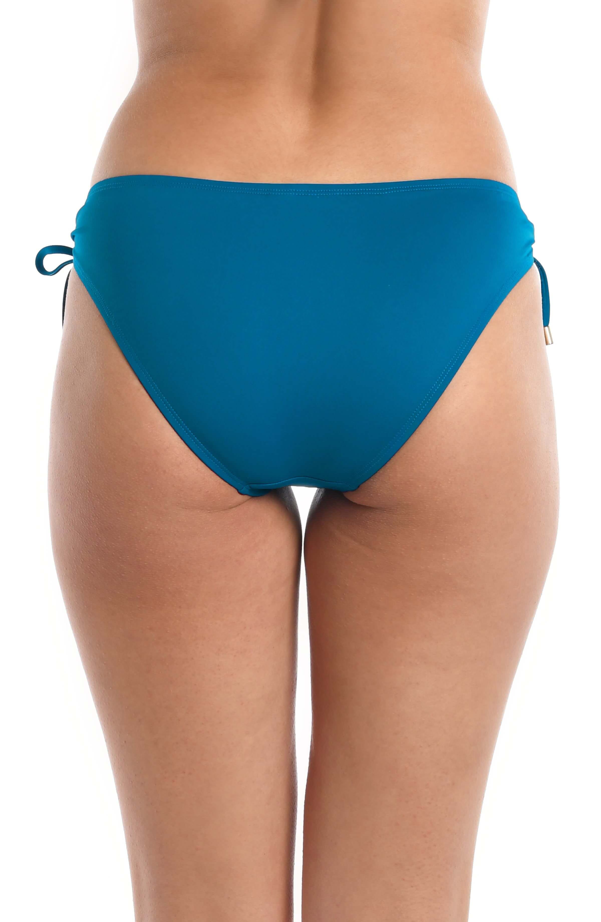 Island Goddess Side Tie Hipster Bottom - Ocean - FINAL SALE - Image 2