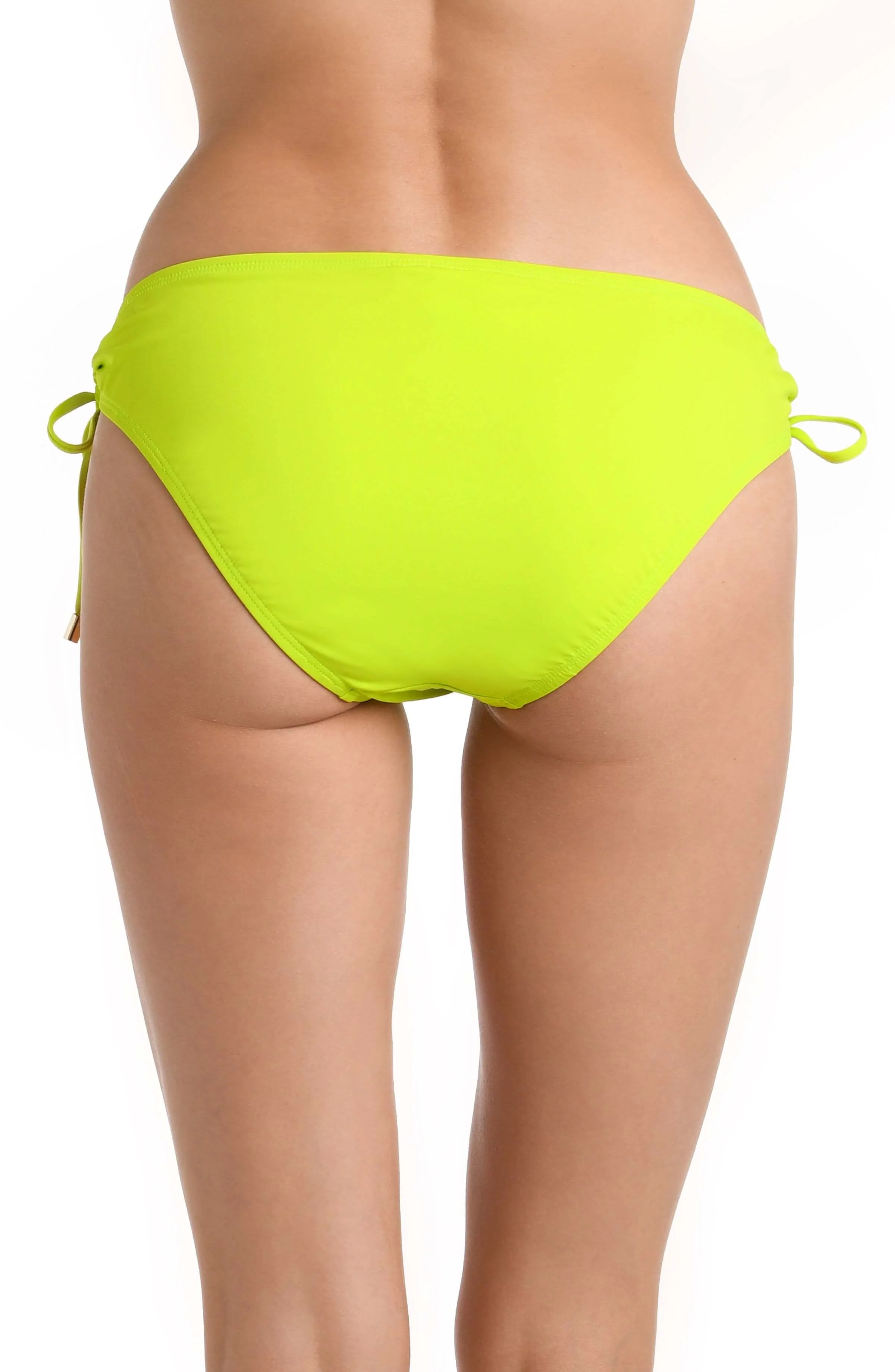 Island Goddess Side Tie Hipster Bottom - Bright Lime - FINAL SALE - Image 2