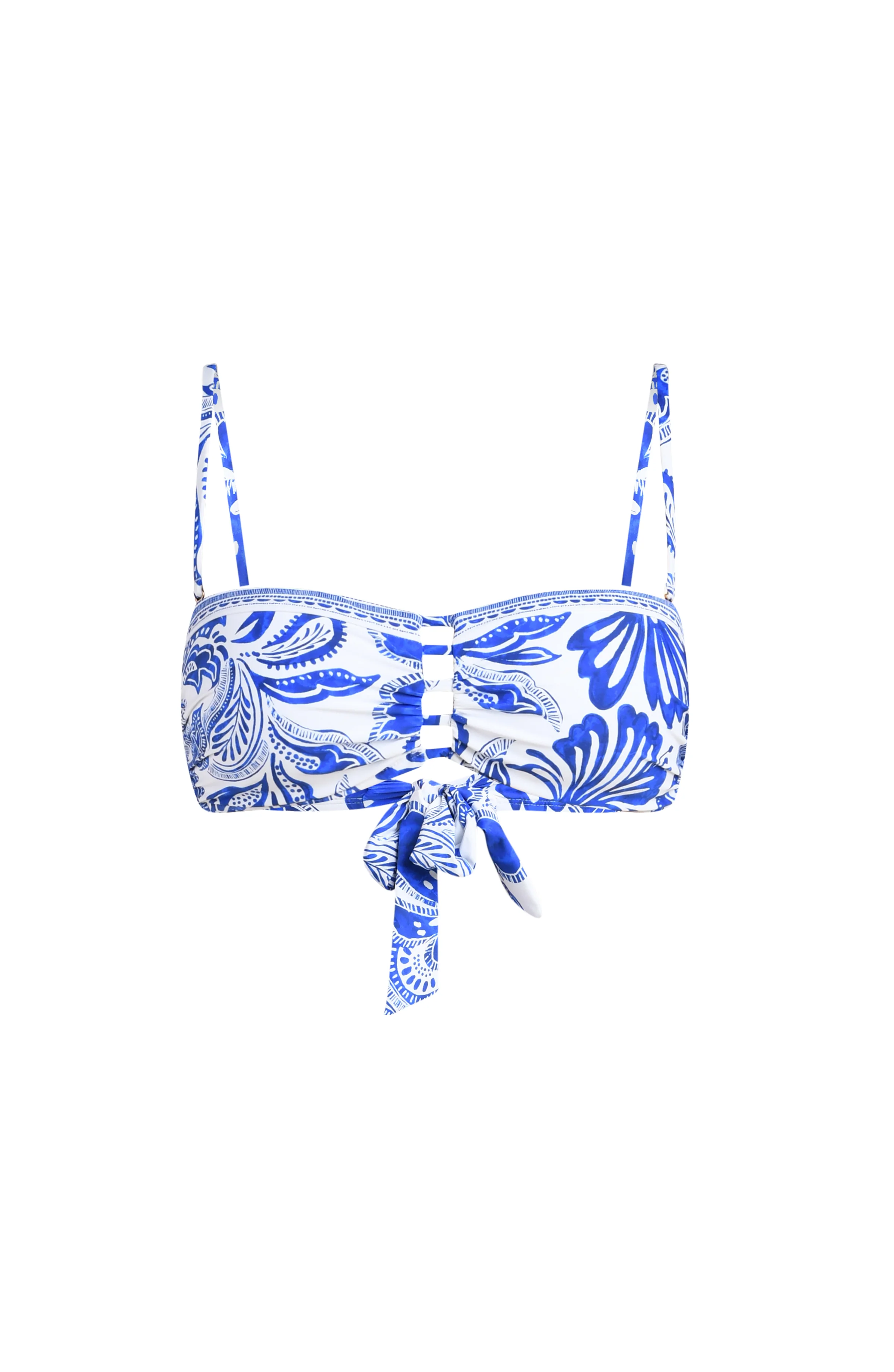 Botanical Brocade Bandeau Bikini Top - Image 5