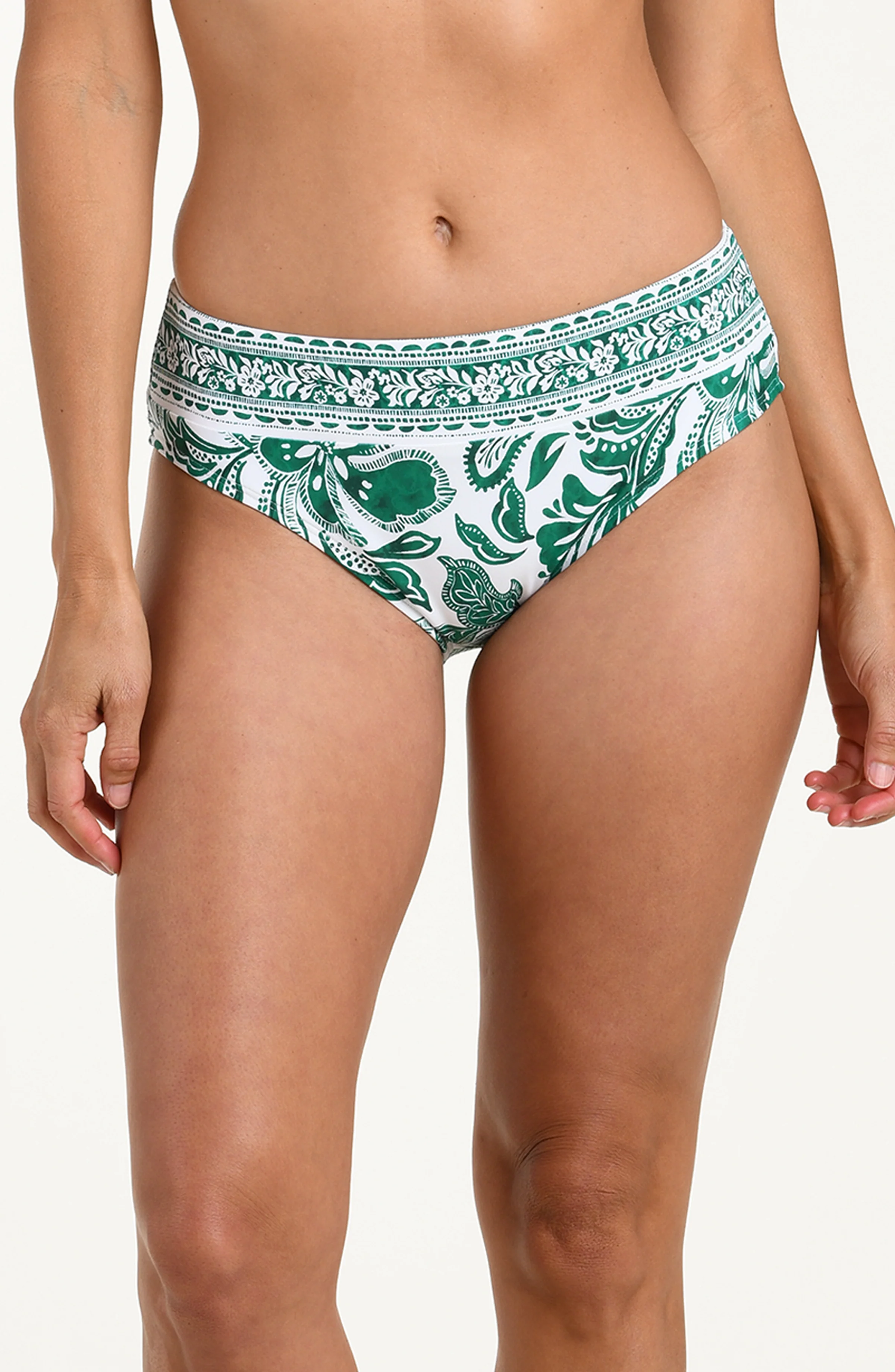 Botanical Brocade Mid-Waist Bottom