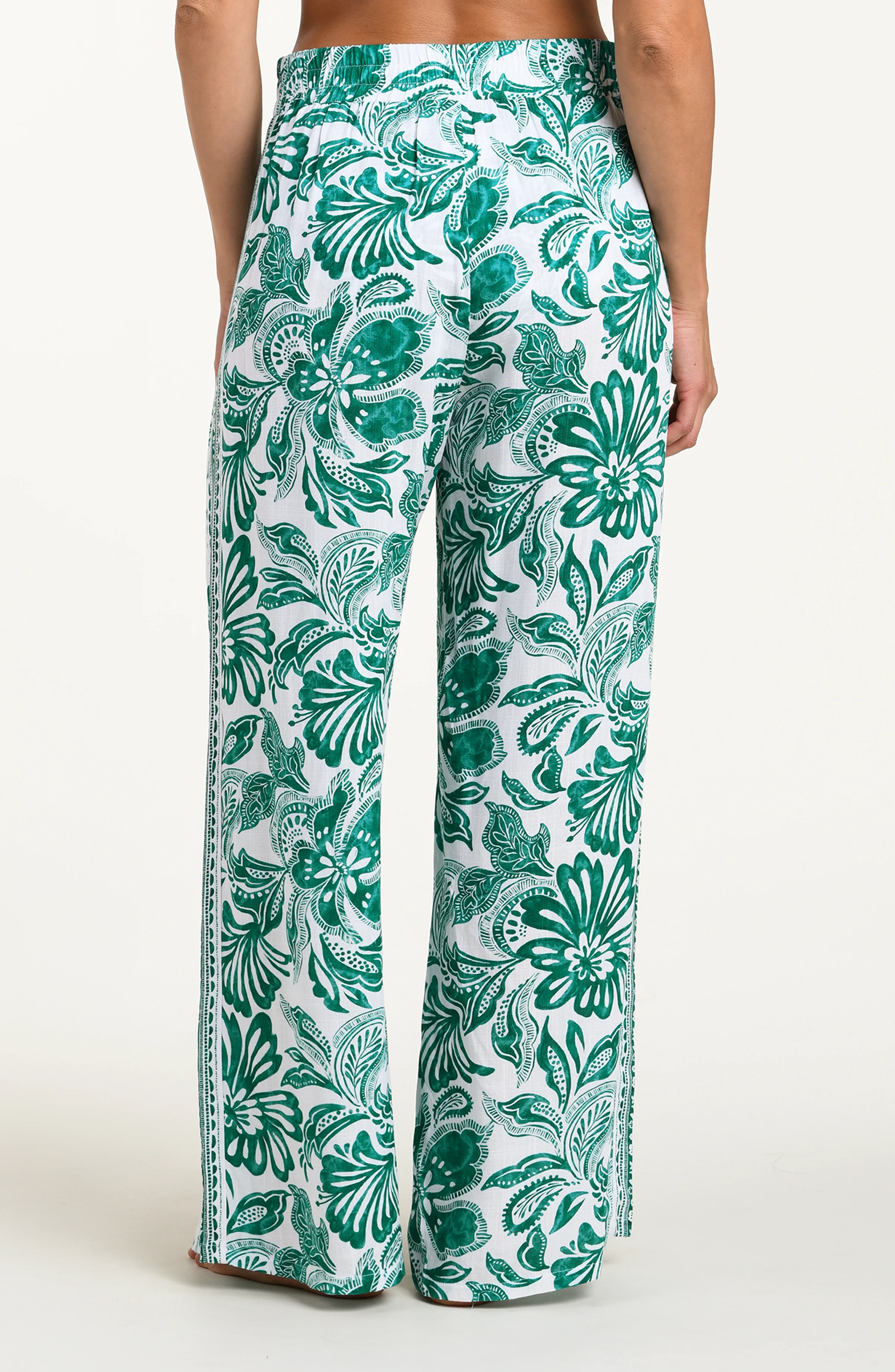 Botanical Brocade Beach Pants - Image 2