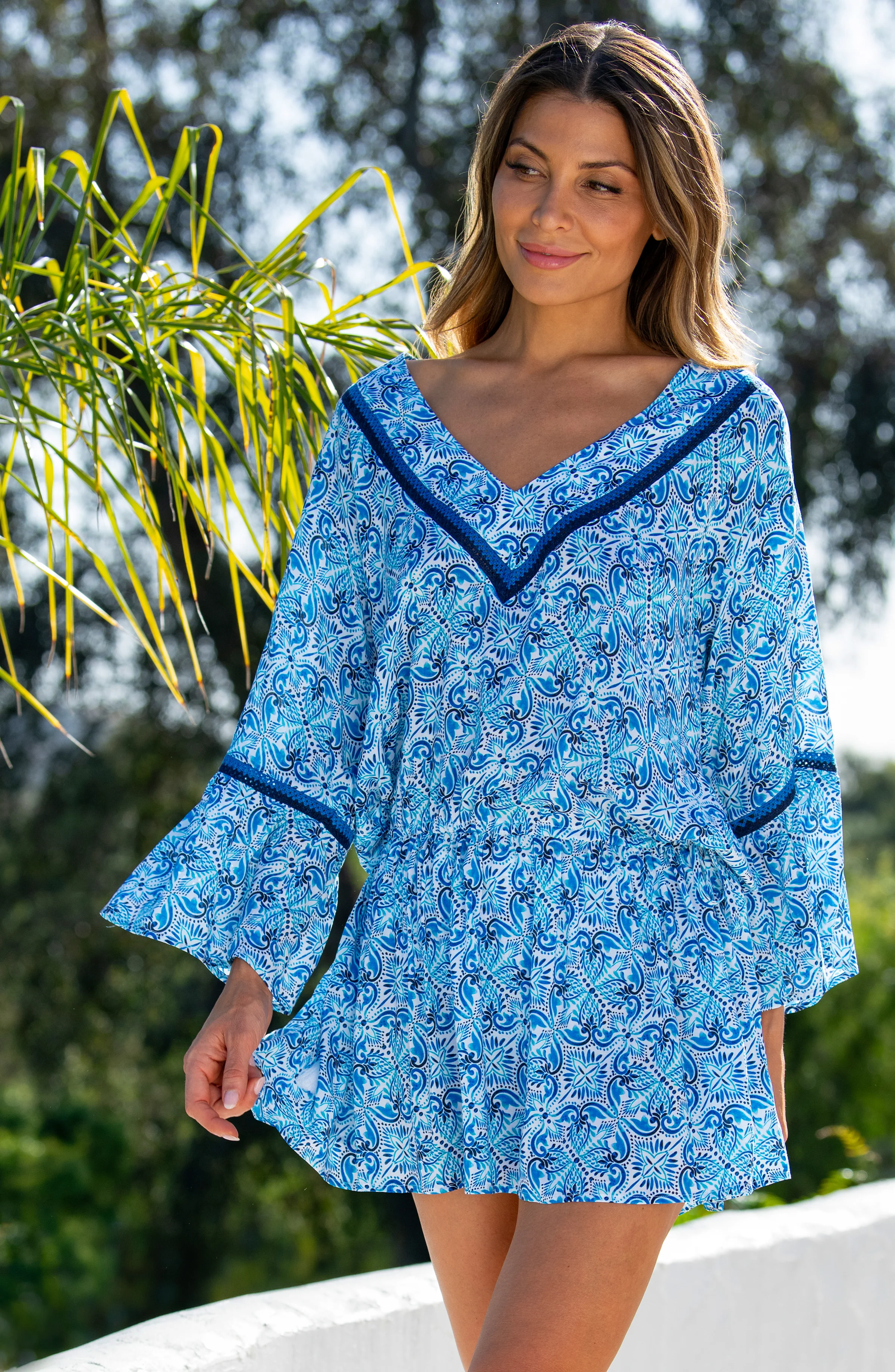 Costa Azul V-Neck Tunic - Image 2