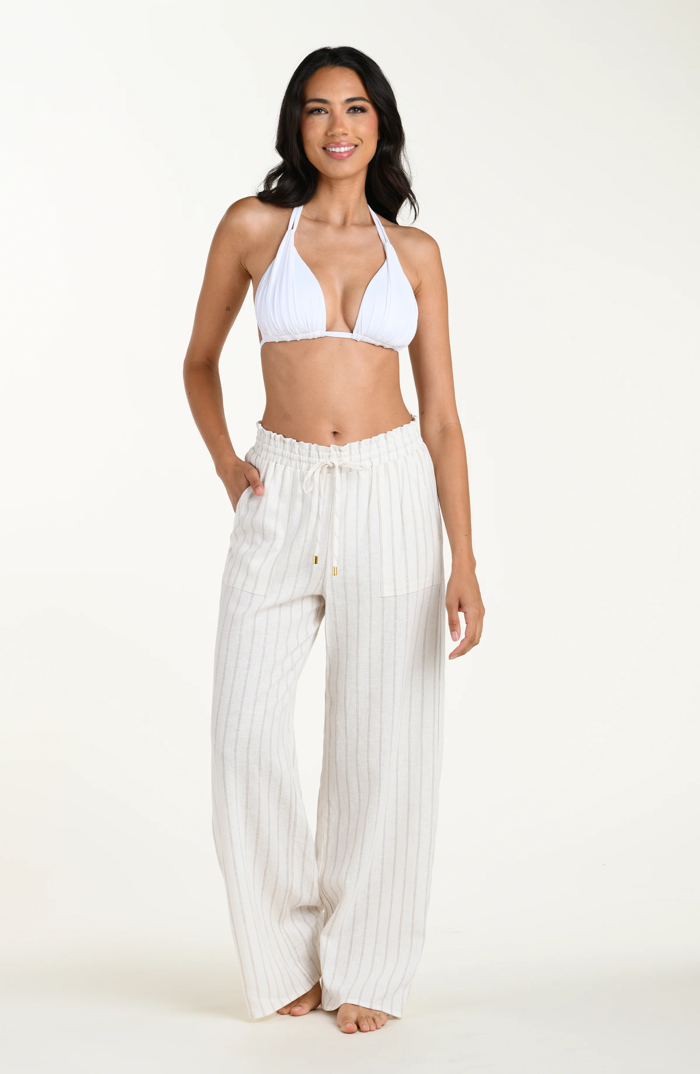Delphine Coast Linen Beach Pant - Image 6