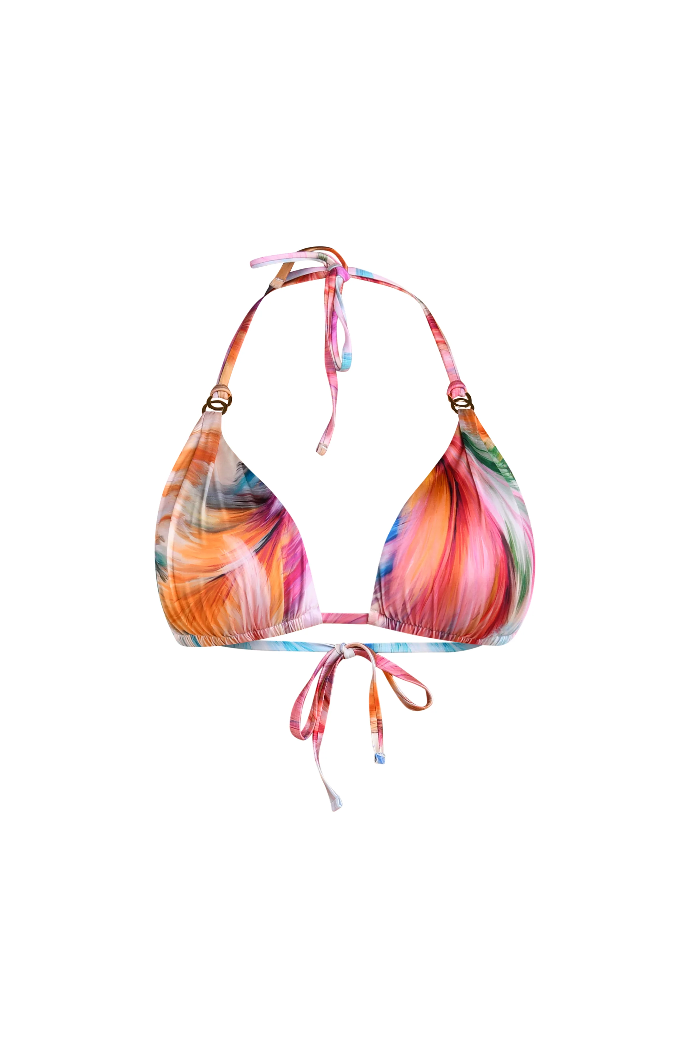 Feathered Impressions Halter Triangle Top - Image 4