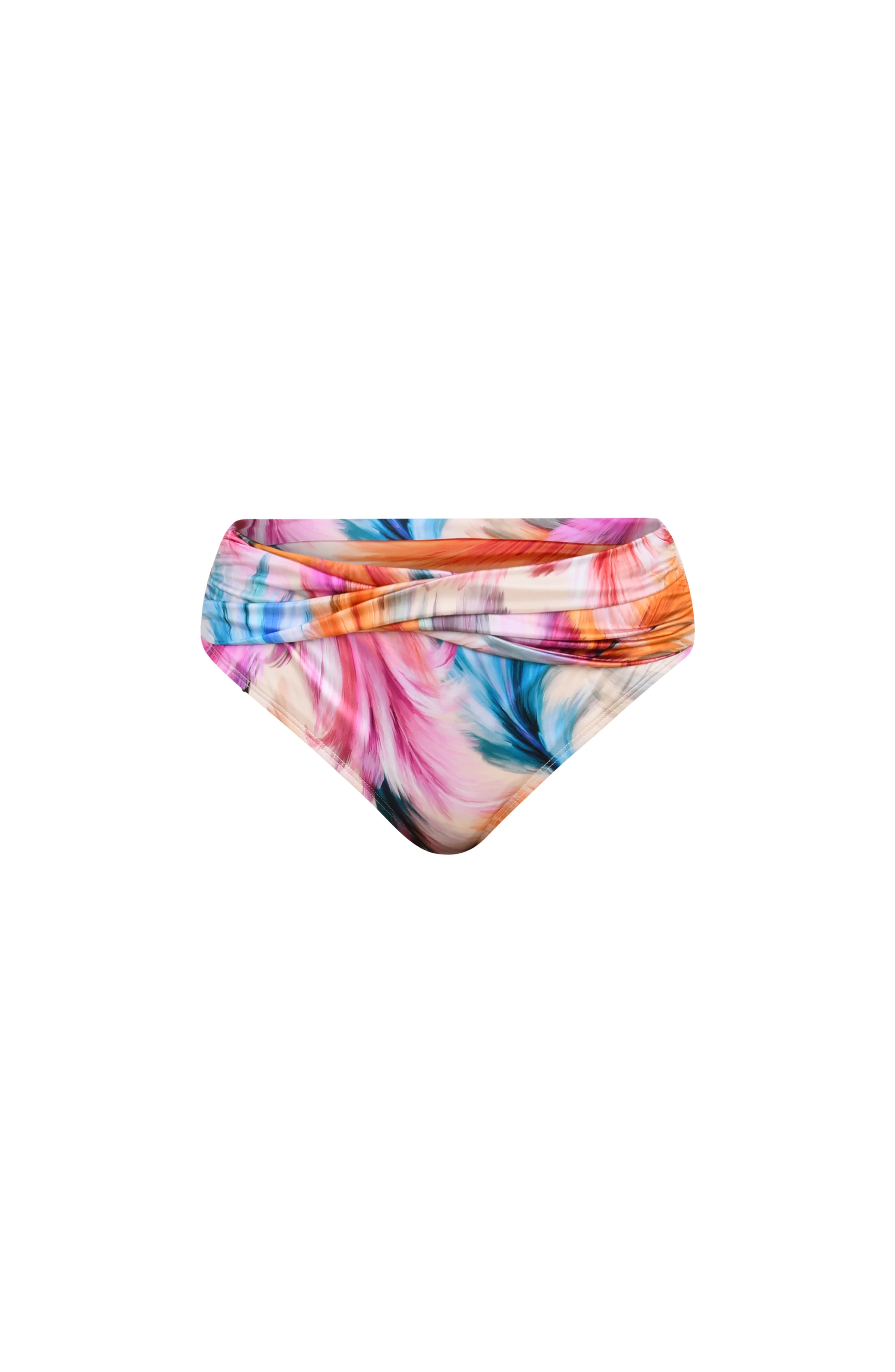 Feathered Impressions Mid-Waist Twist Front Bottom - Image 6