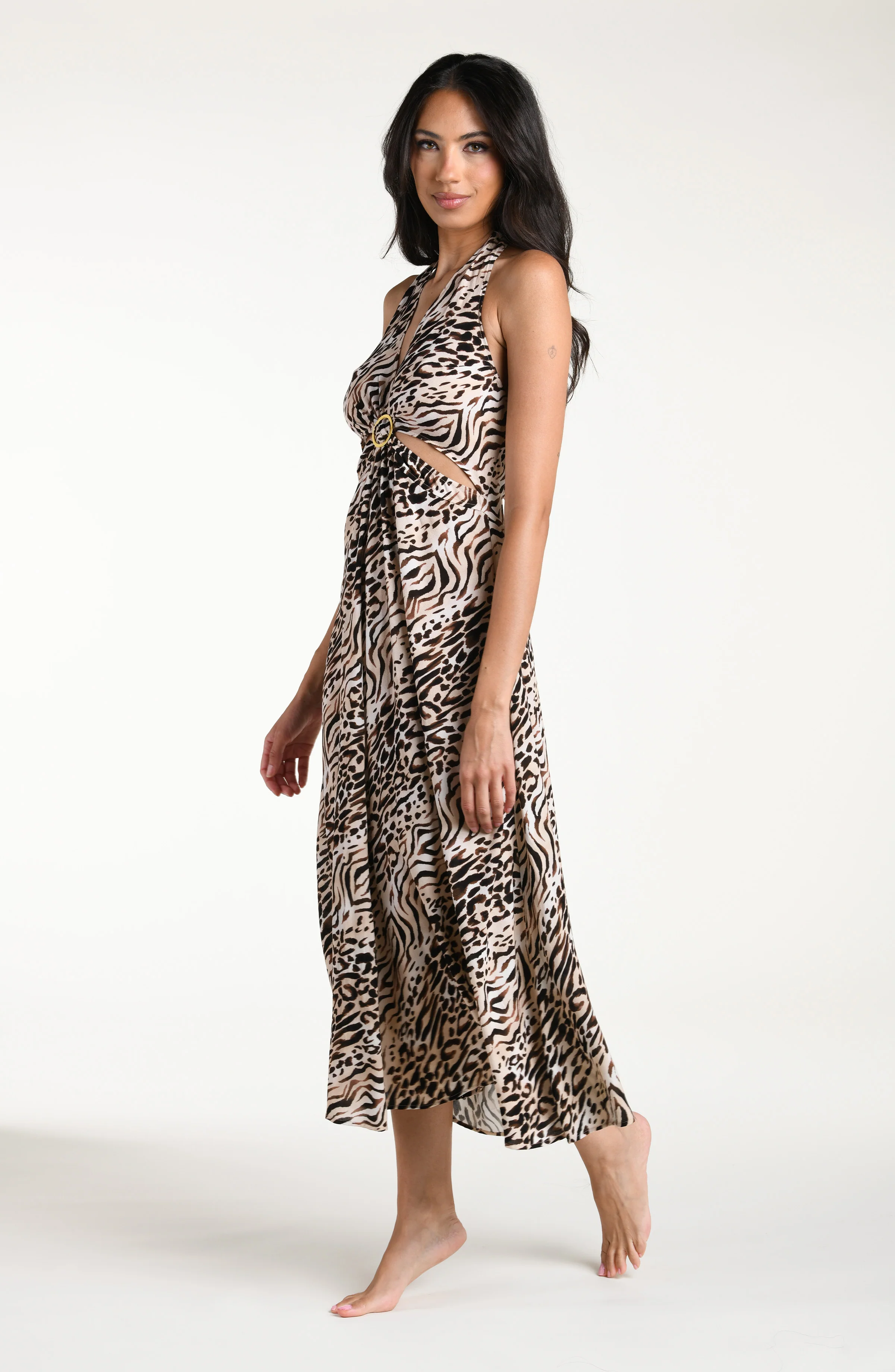 Fierce Territory Halter Maxi Dress - Image 4