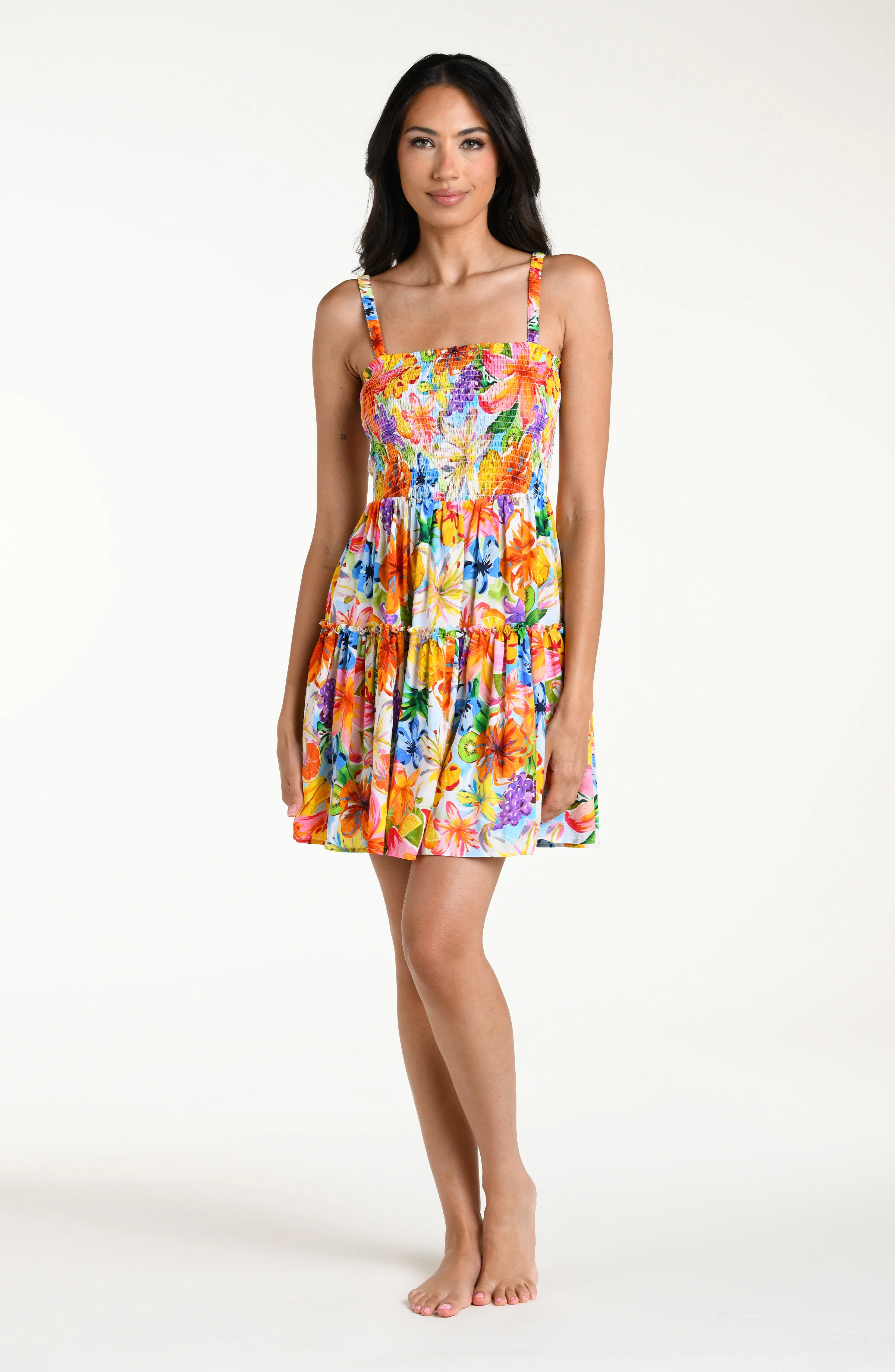 Flora De Fruta Mini Dress - Image 5