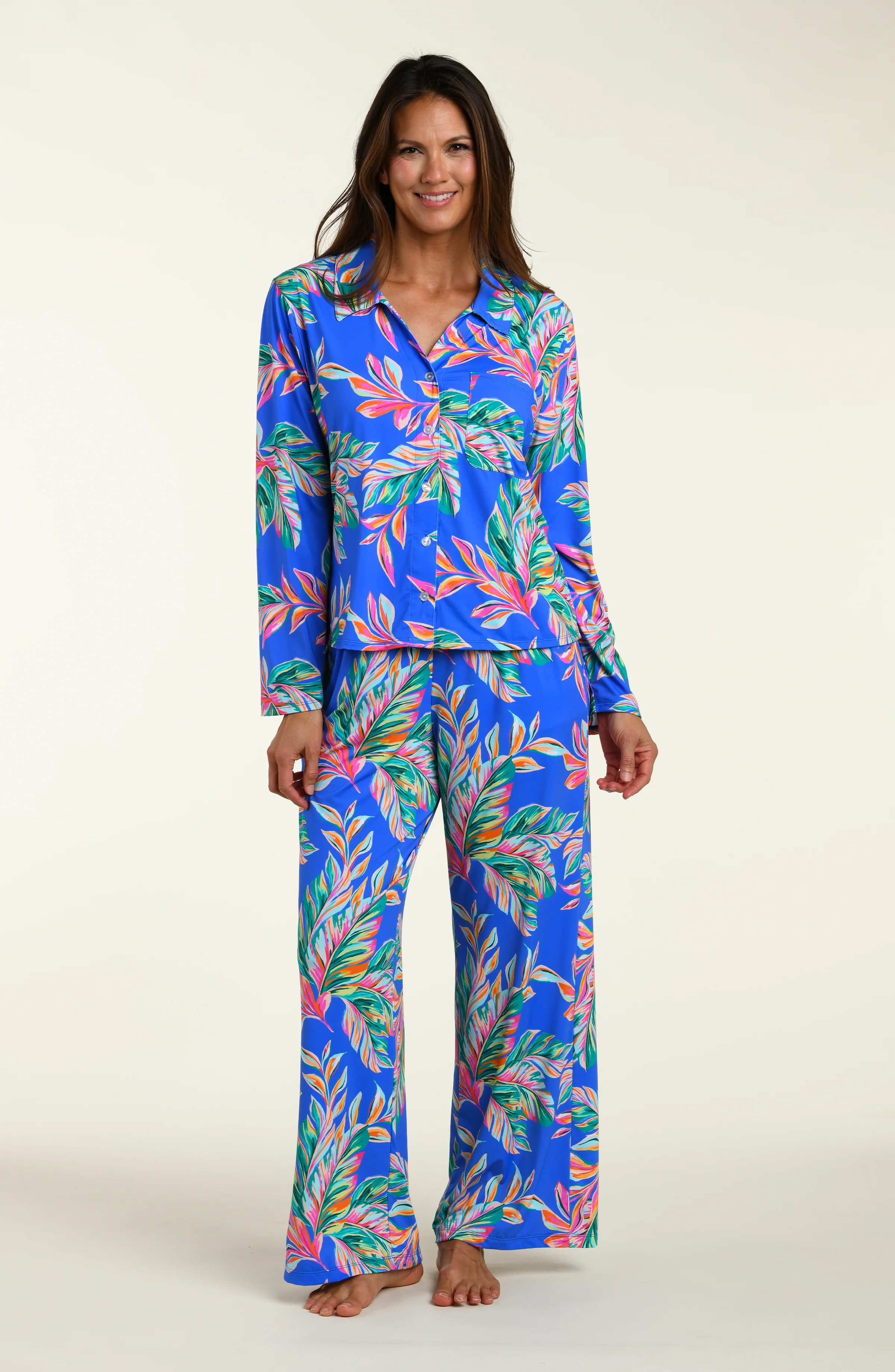 Ibiza Palms Pant Pajama Set - FINAL SALE - Image 2