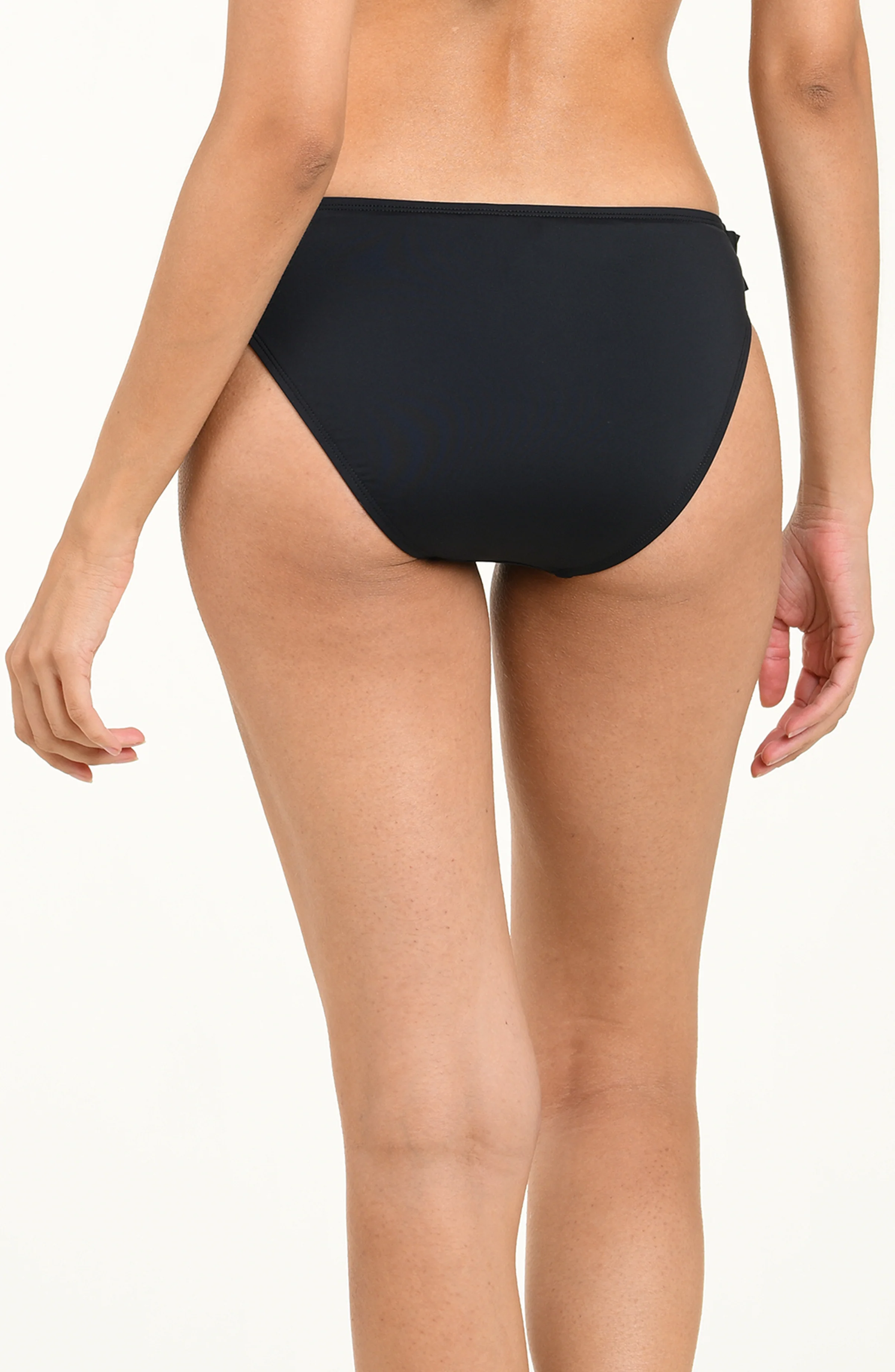 Island Goddess Ruffled Hipster Bottom - Black - Image 2