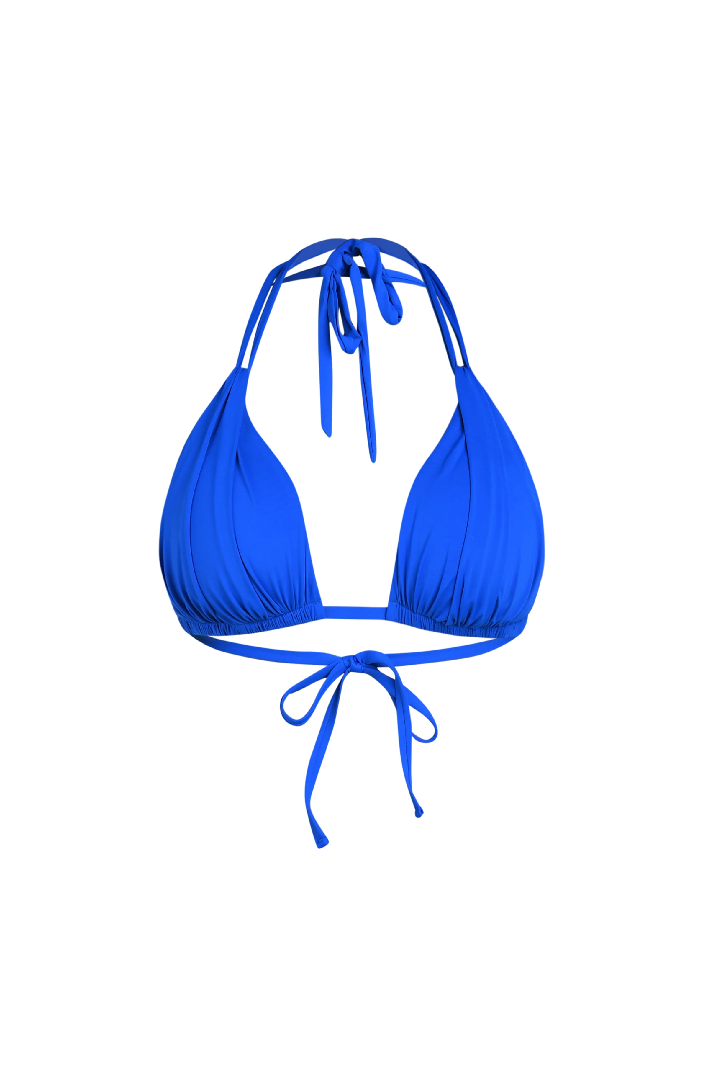 Island Goddess Halter Triangle Top - Lapis - Image 4