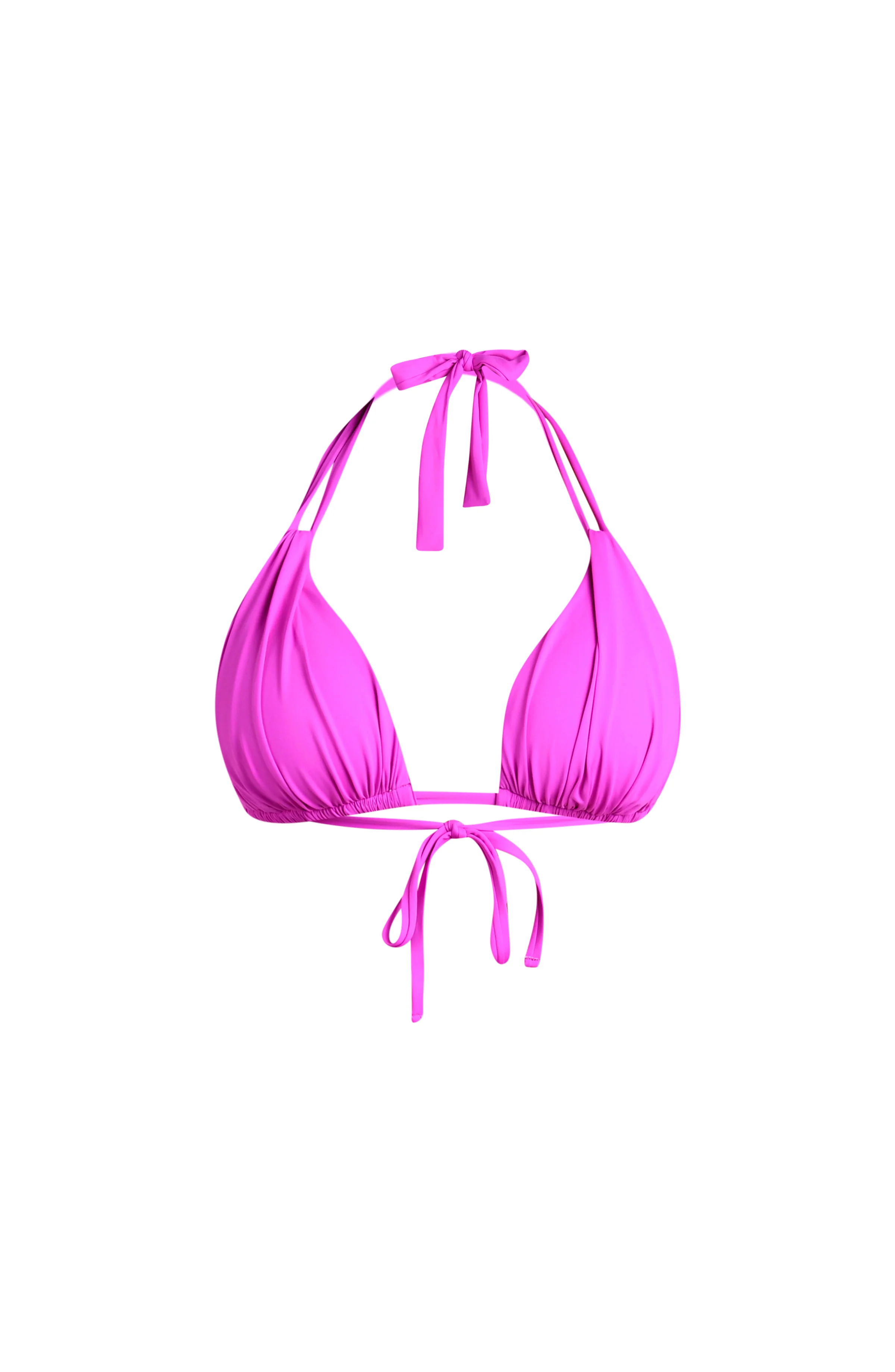Island Goddess Halter Triangle Top - Violet - Image 4