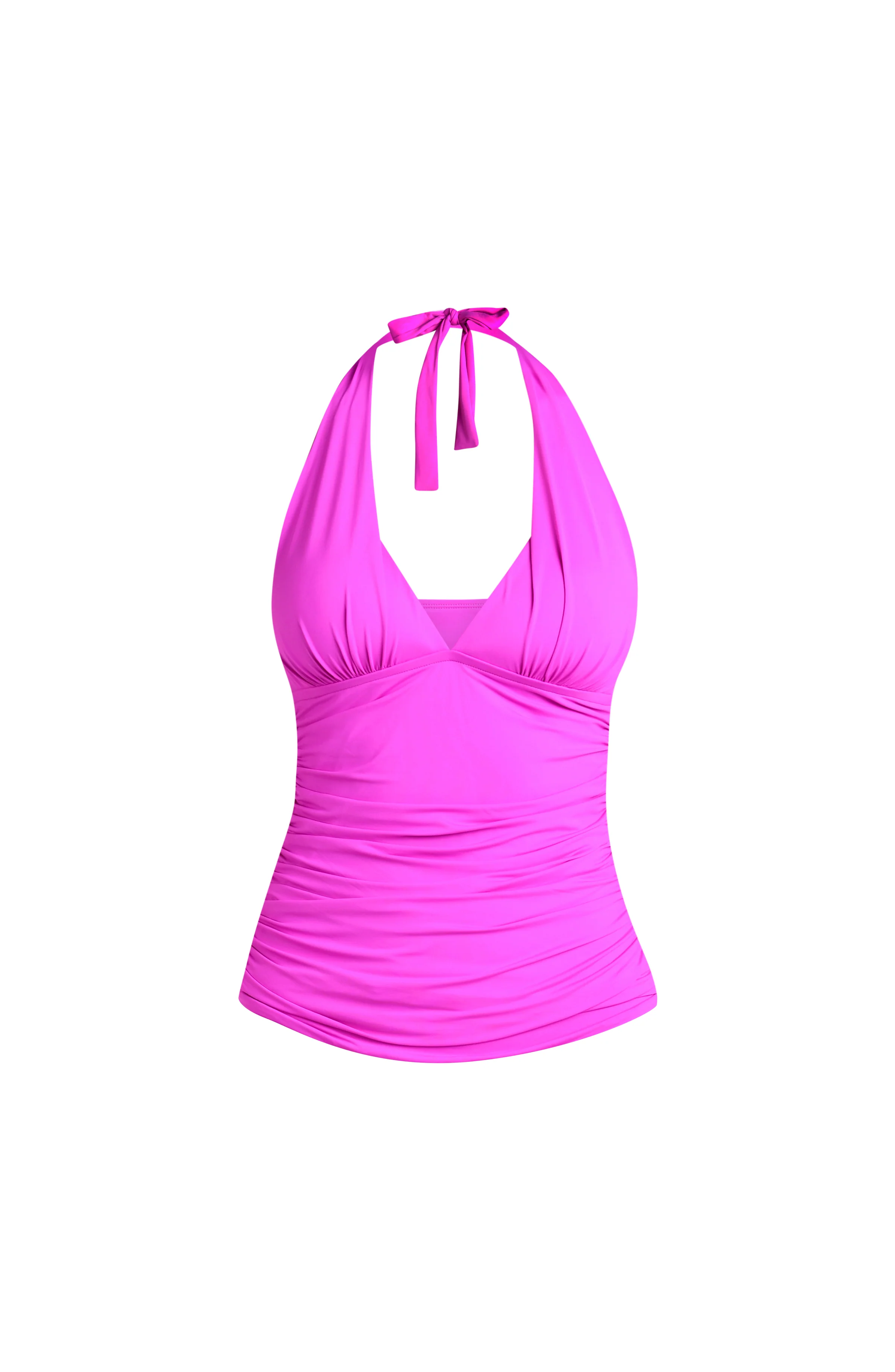 Island Goddess Halter Tankini Top - Violet - Image 5
