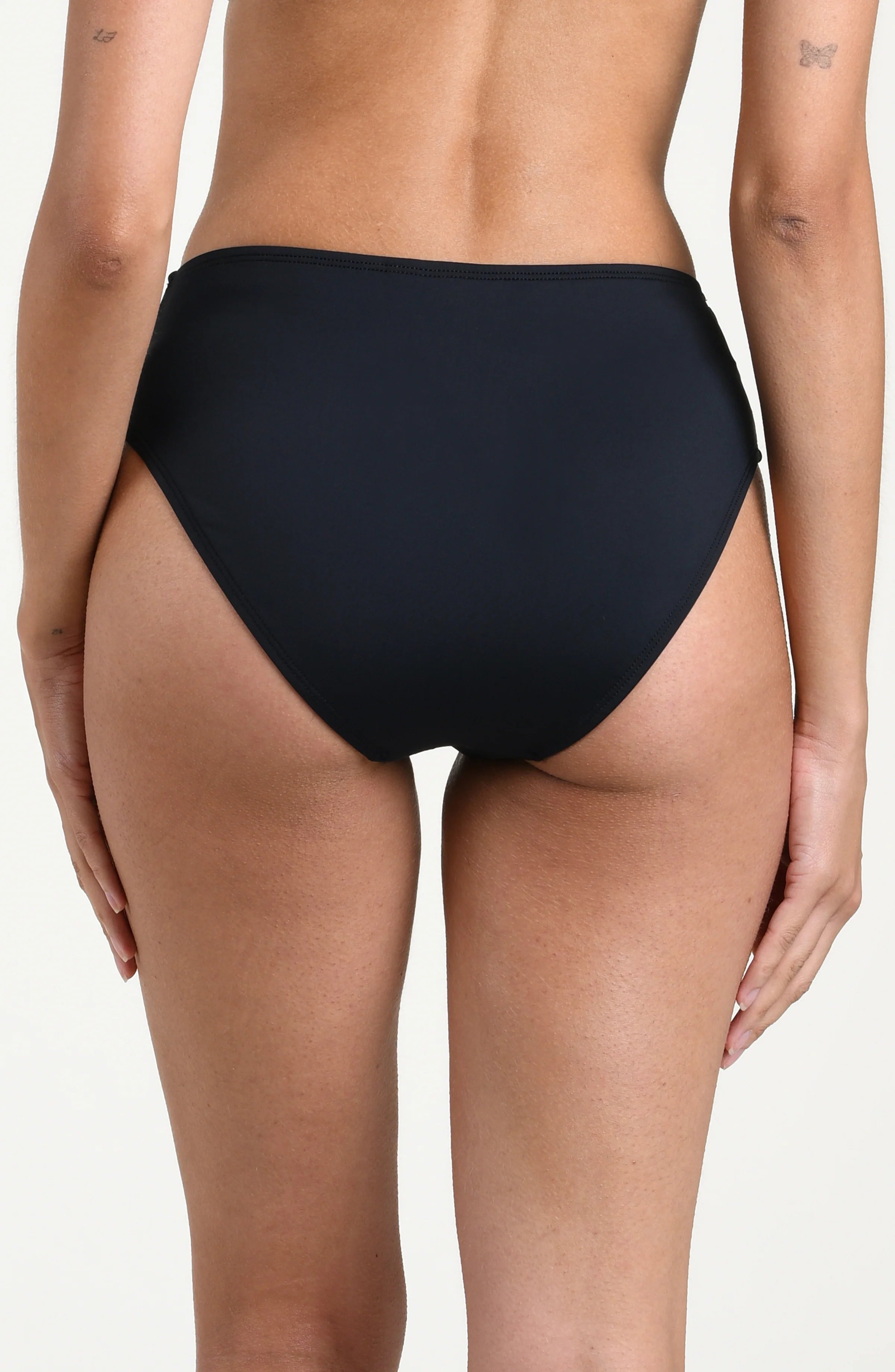 Island Goddess Mid Waist Bottom - Black - Image 2