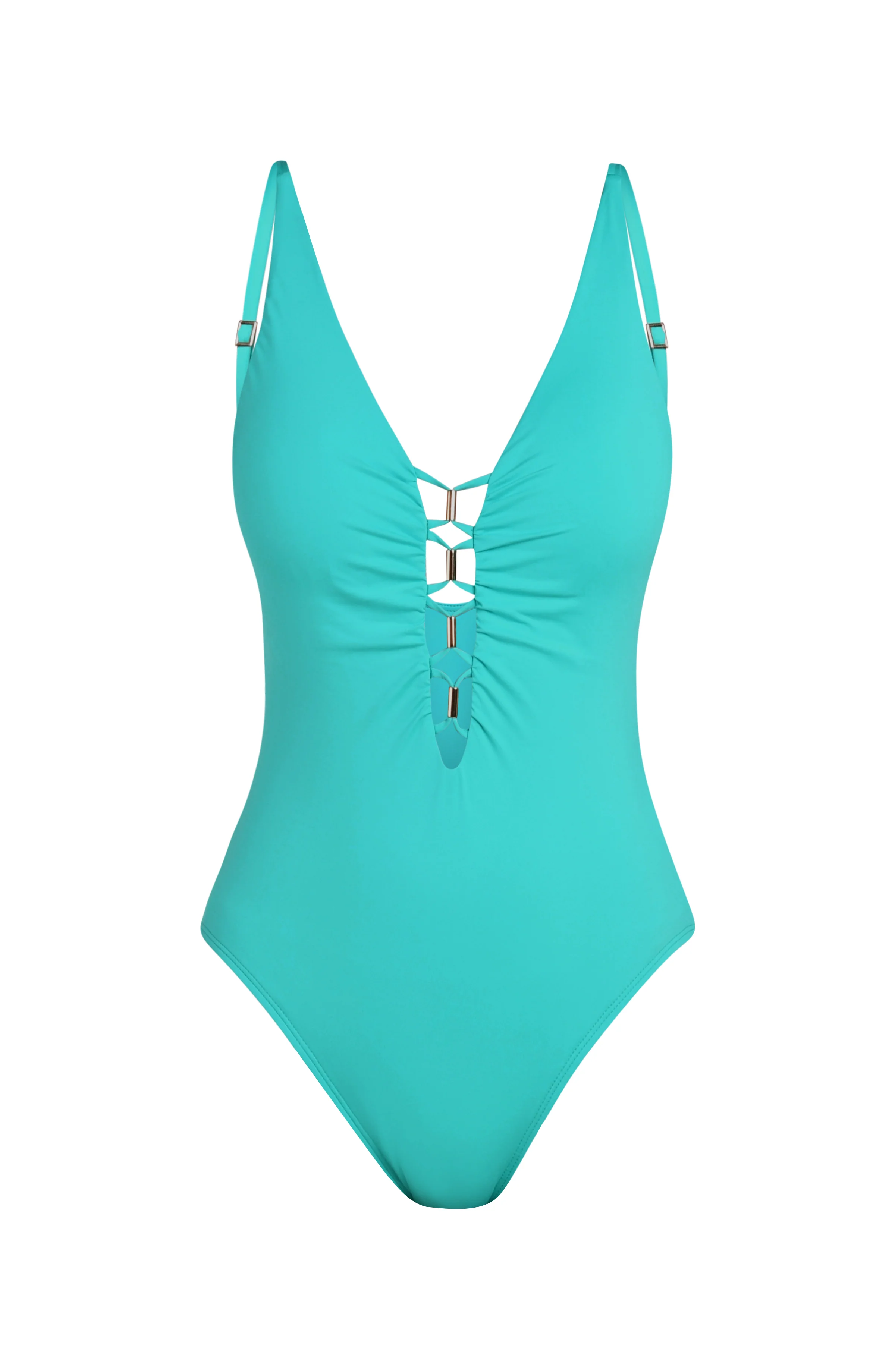 Island Goddess Plunge One Piece - Calypso - Image 5