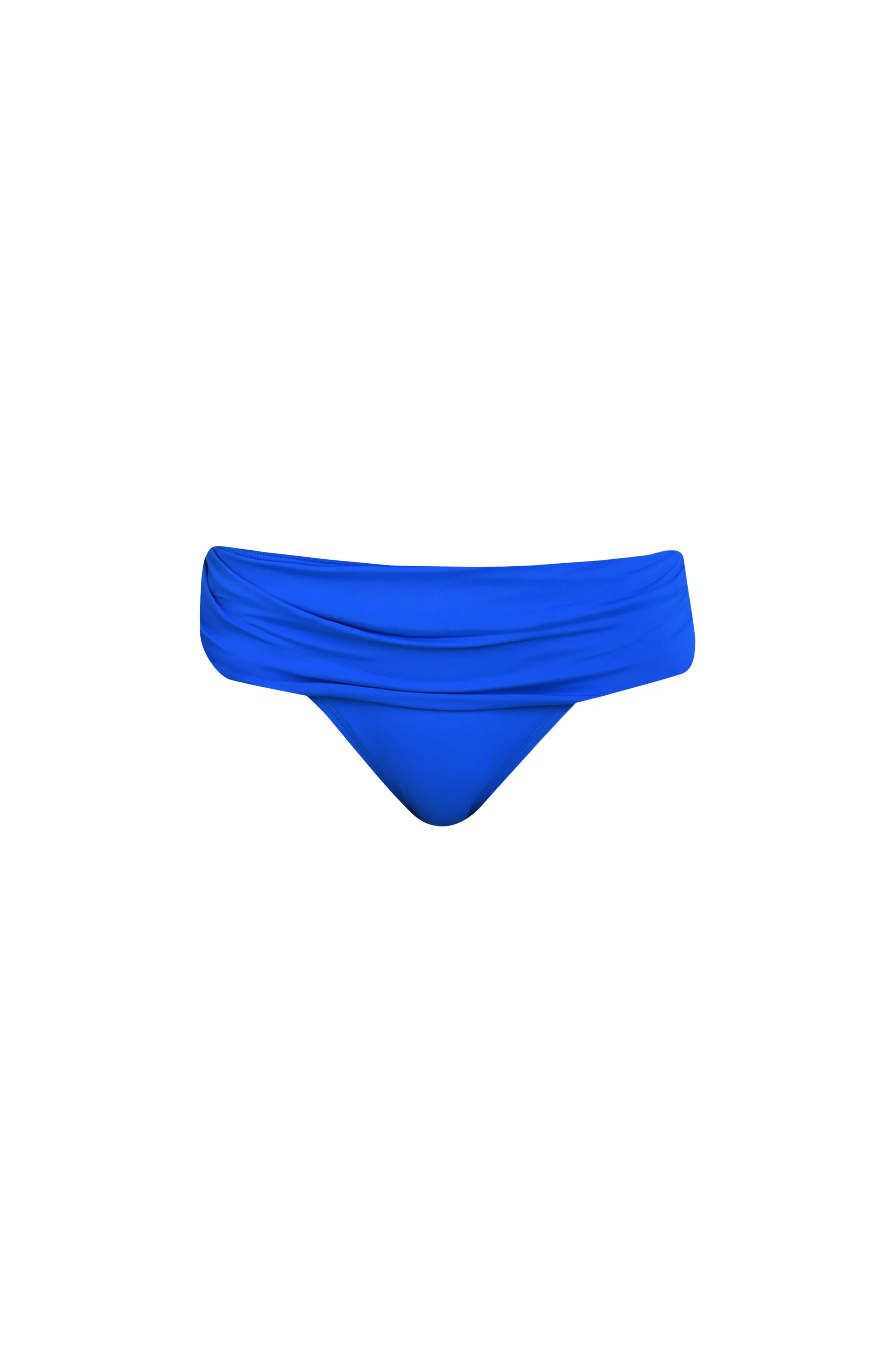 Island Goddess Ruched Band Hipster Bottom - Lapis - Image 5