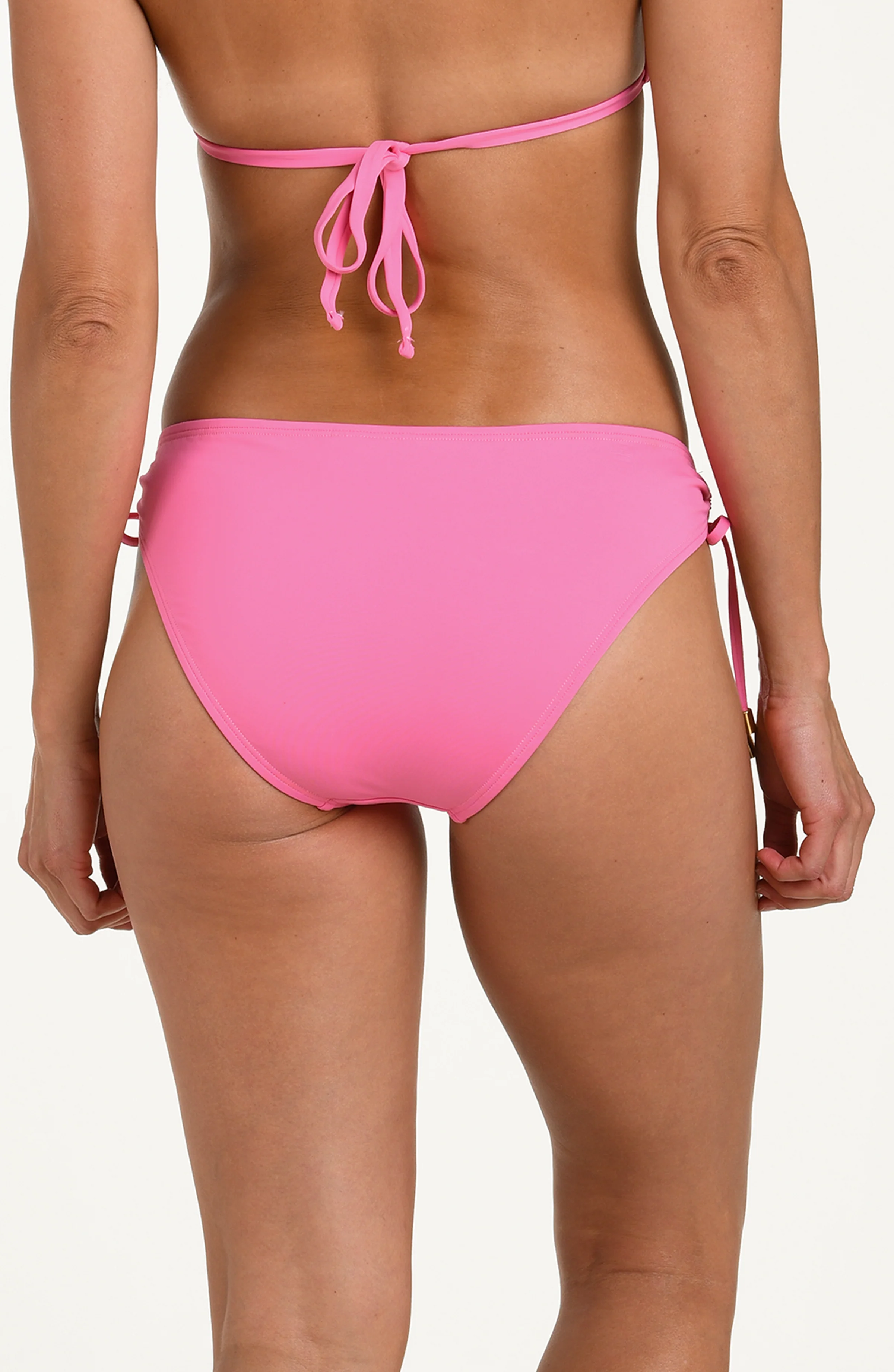 Island Goddess Side Tie Hipster Bottom - Rose Pink - Image 2